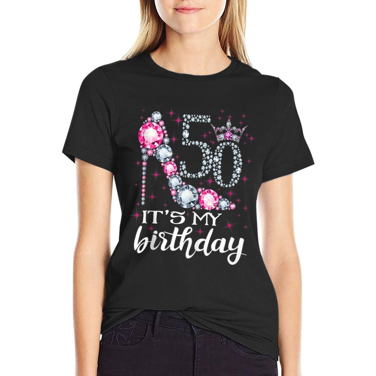 50 It's My Birthday 1970 50Th Birthday Gift For Womens Graphic-printed T-Shirt