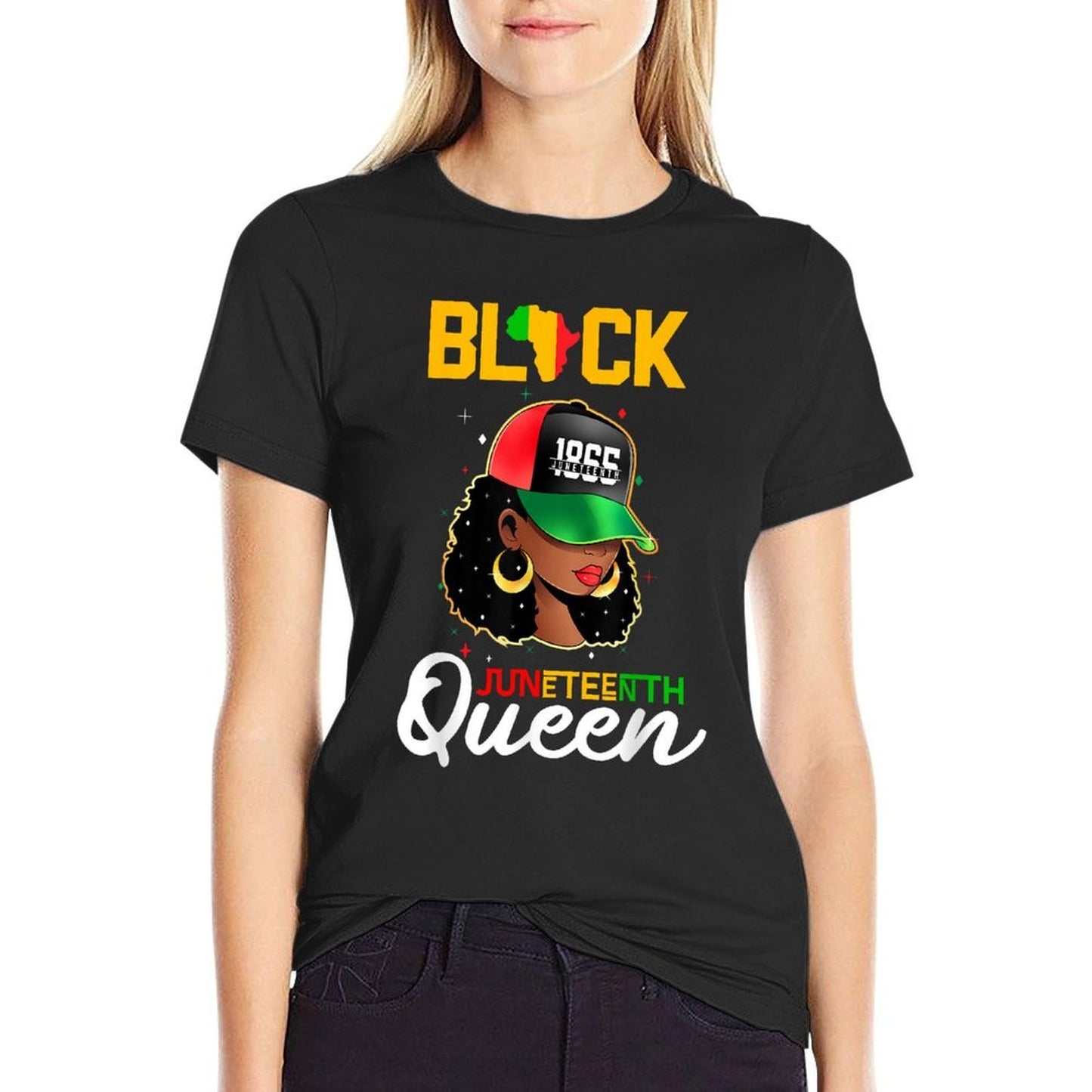 1865 Juneteenth Black Queen Odor-resistant T-Shirt