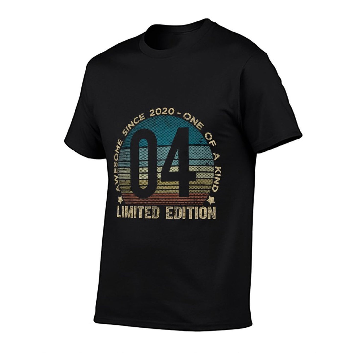 4th Birthday 4 Year Old Gifts Vintage 2020 Limited Edition Oversized Silhouette T-Shirt