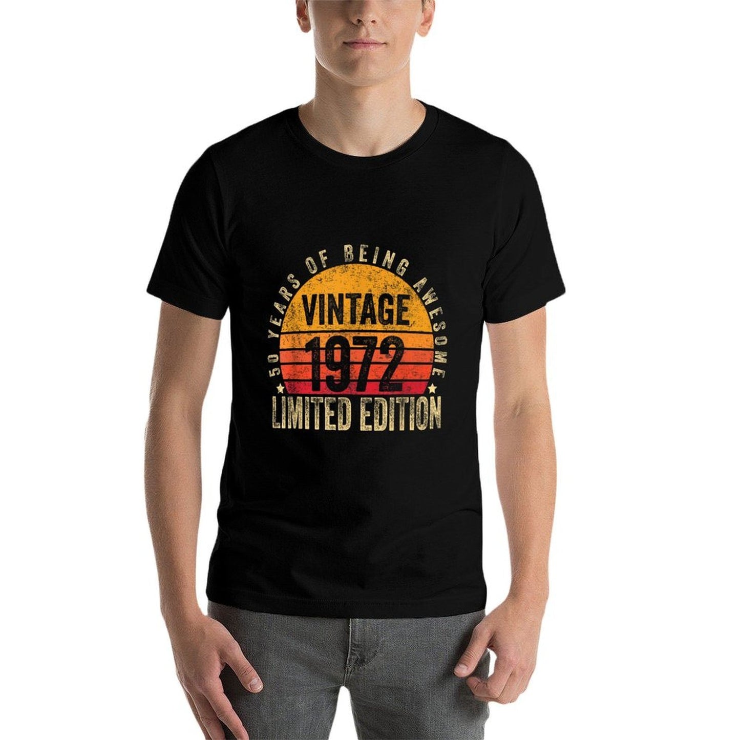 50 Year Old Gifts Vintage 1972 Limited Edition 50th Birthday Quick-drying T-Shirt