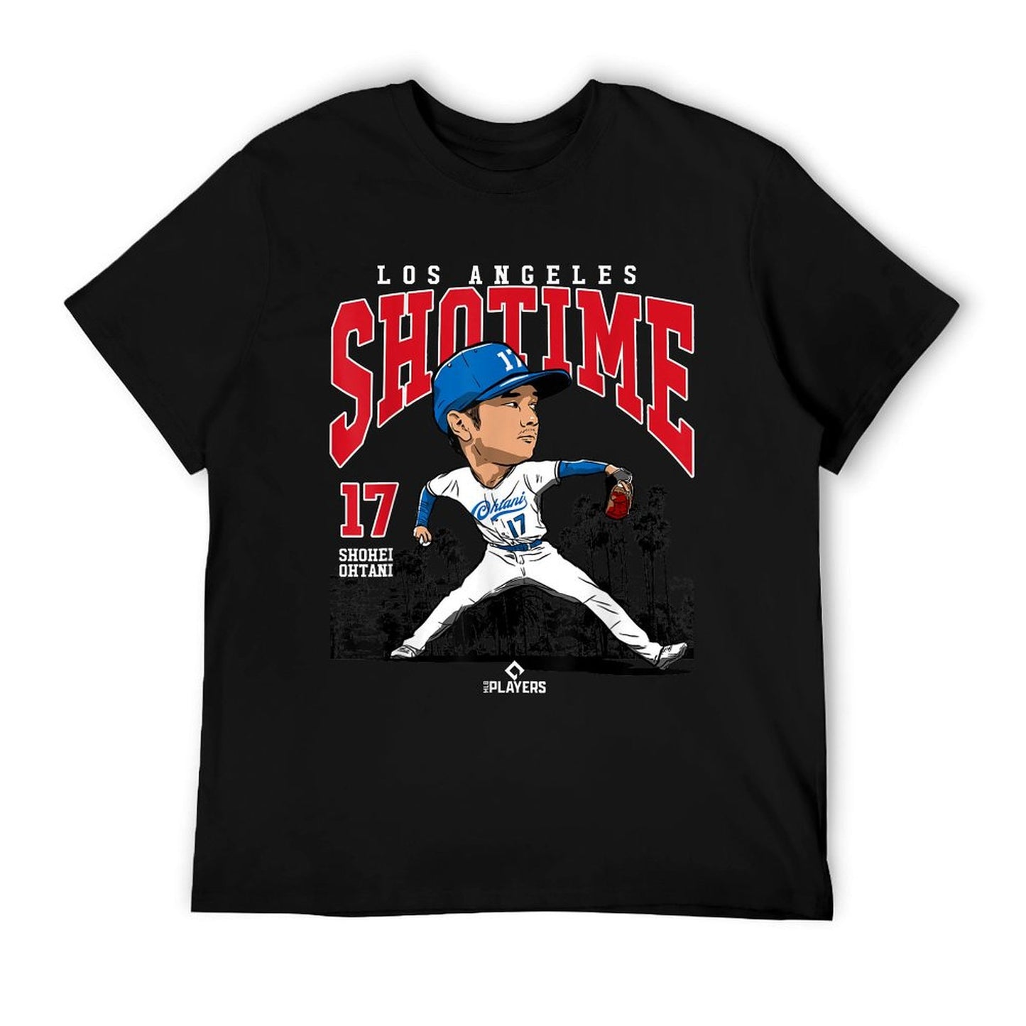 Shohei Ohtani Los Angeles Baseball MLB Player MLBOHT3005 Odor-resistant T-Shirt