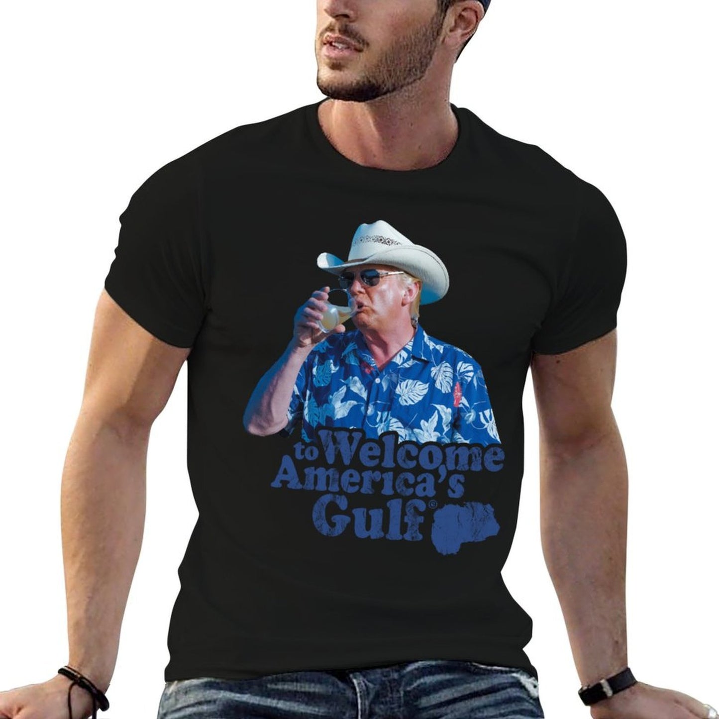 Welcome To America's Gulf Gulf of The United States Stretchy T-Shirt
