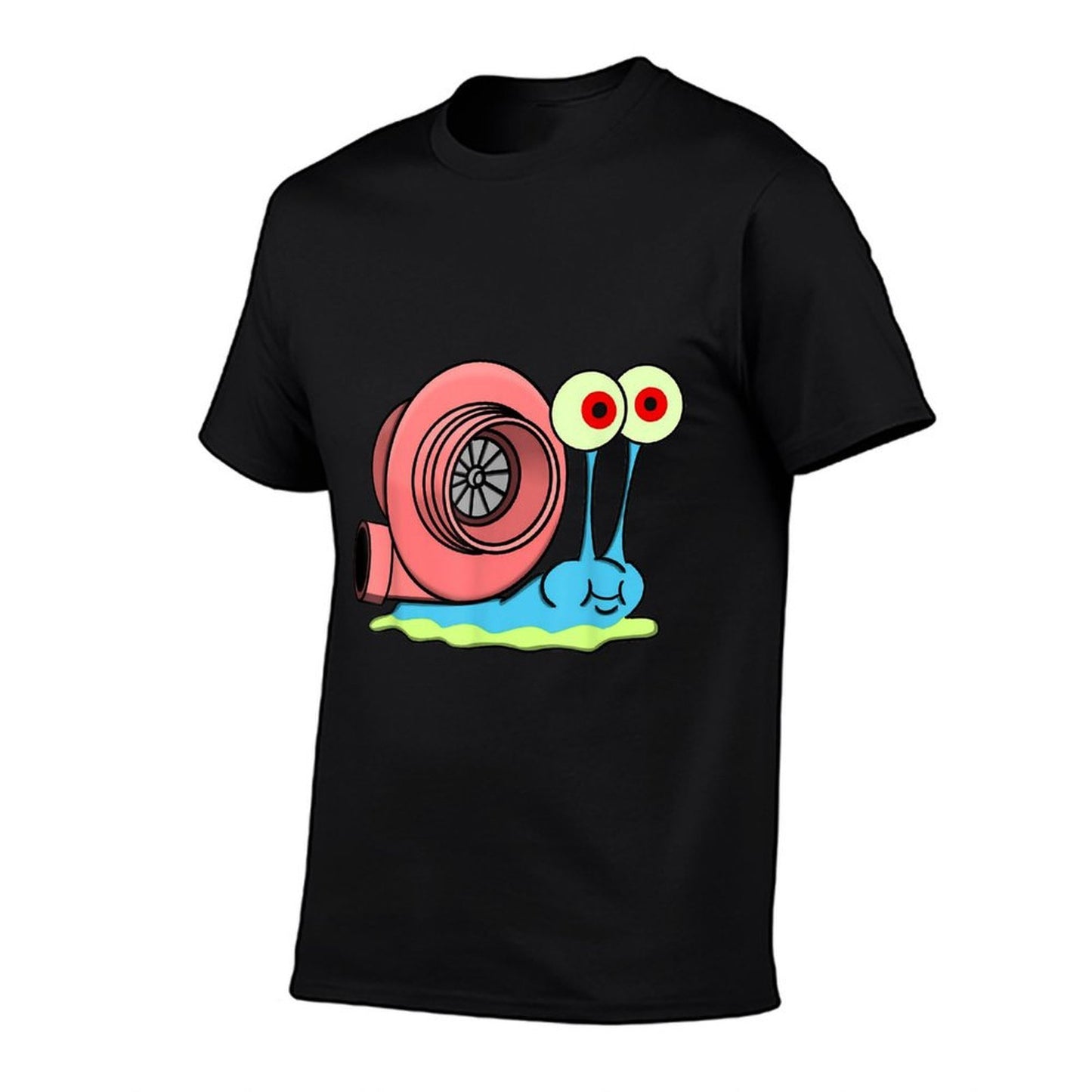 Retro Turbo Car Funny Meme Fast Snail With Racing Vintage Tagless Design T-Shirt