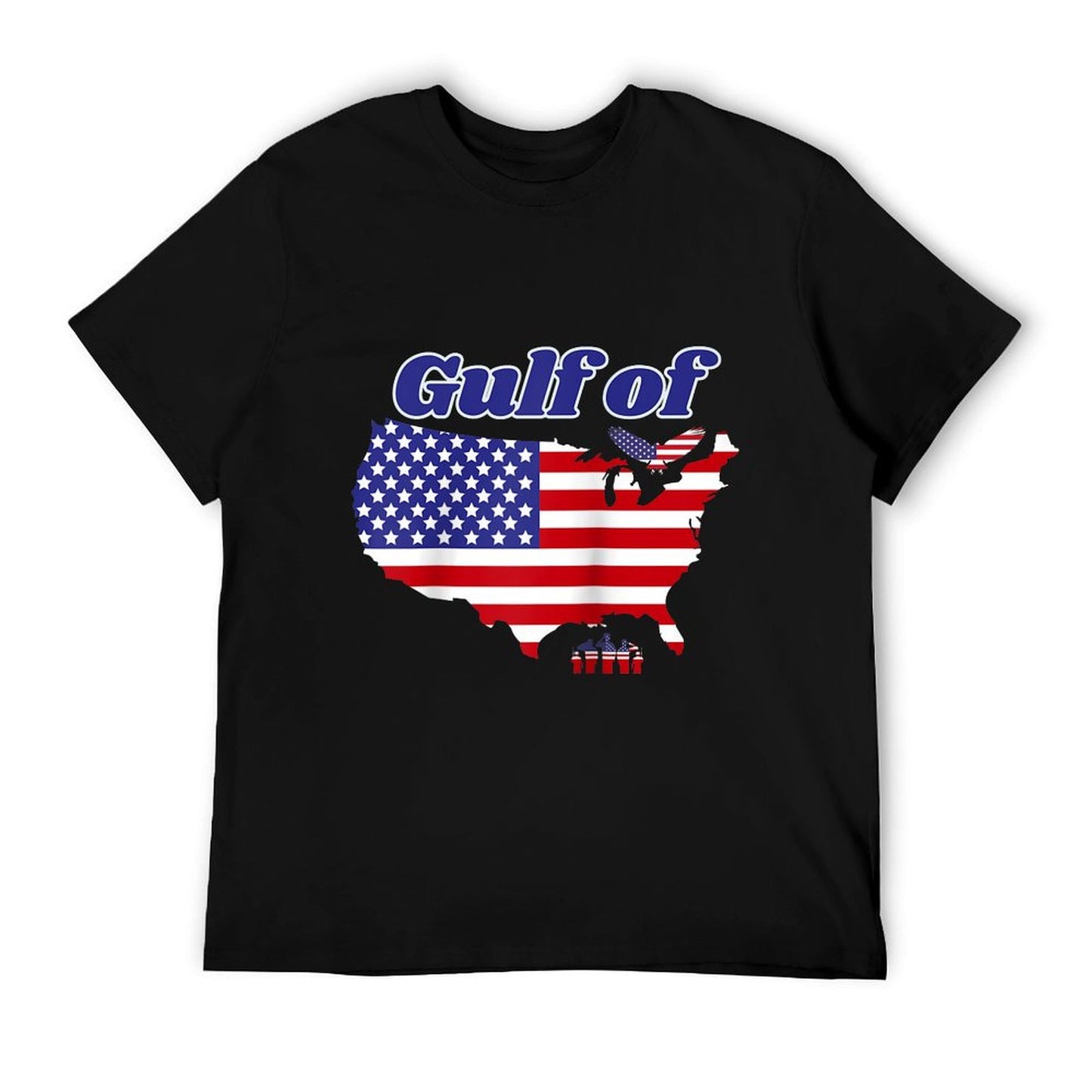 Gulf of United States of America Raglan Baseball Wrinkle-resistant T-Shirt
