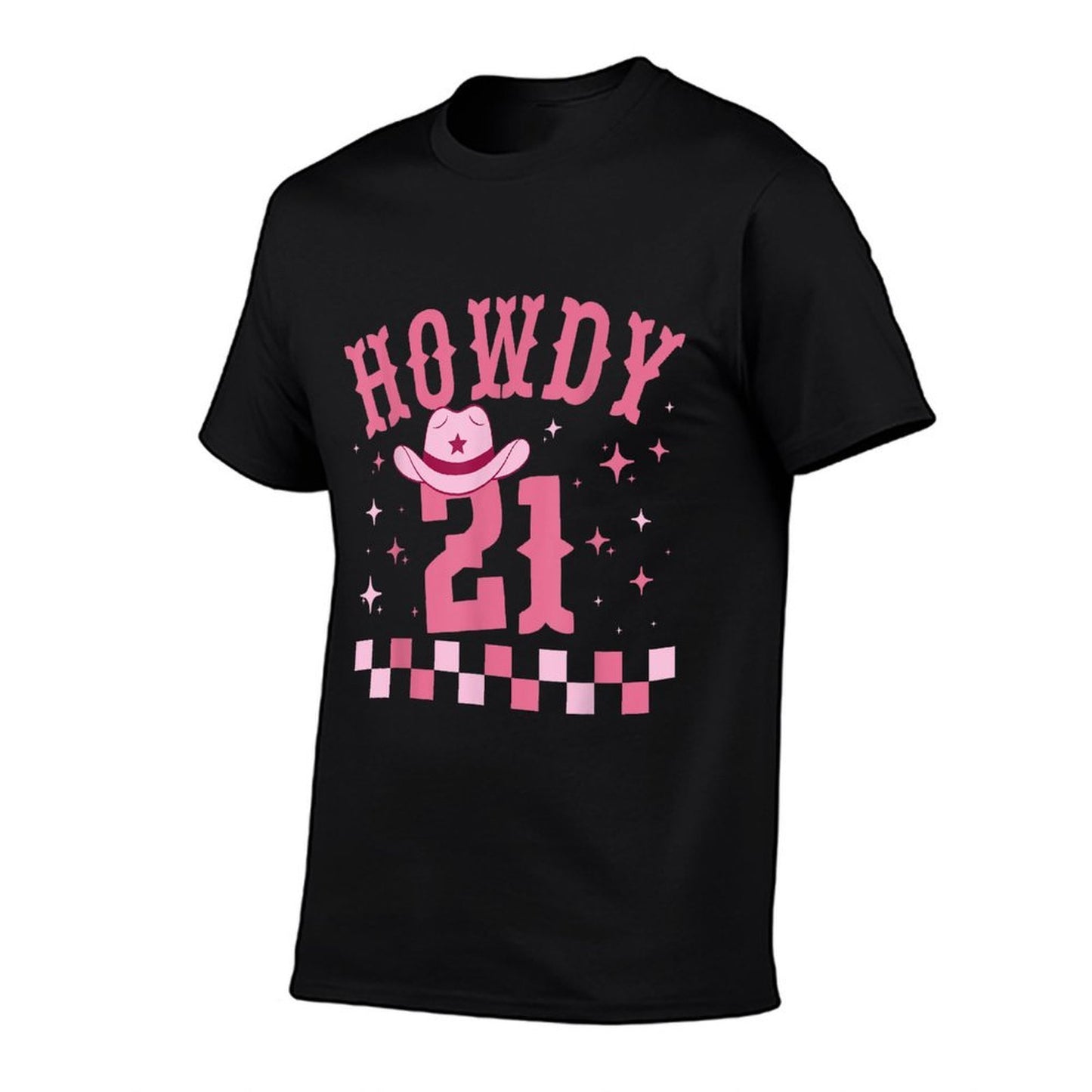 Groovy Howdy 21 Funny Retro Cowgirl Awesome 21st Birthday Soft T-Shirt