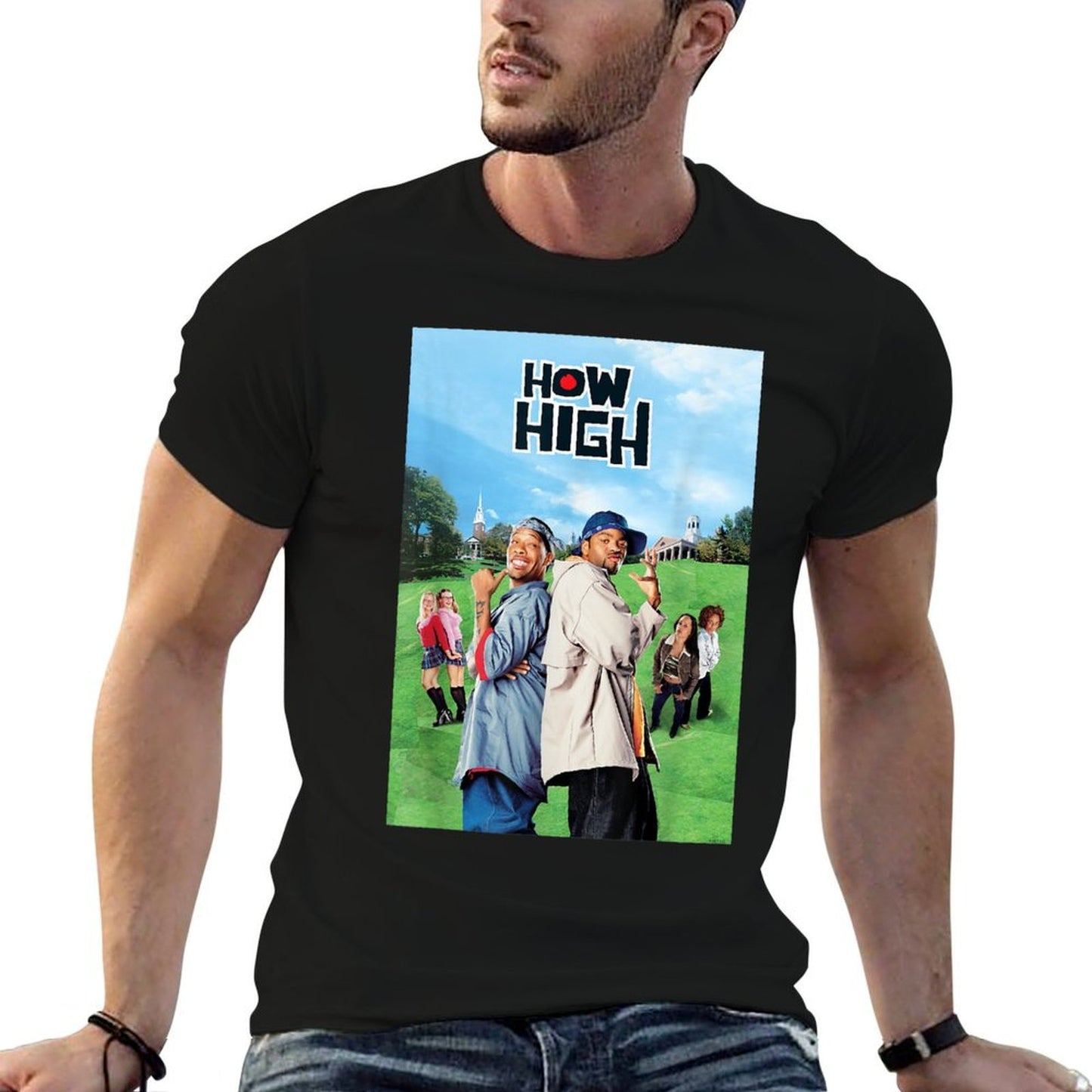 How High Movie Poster Trendy Pattern T-Shirt