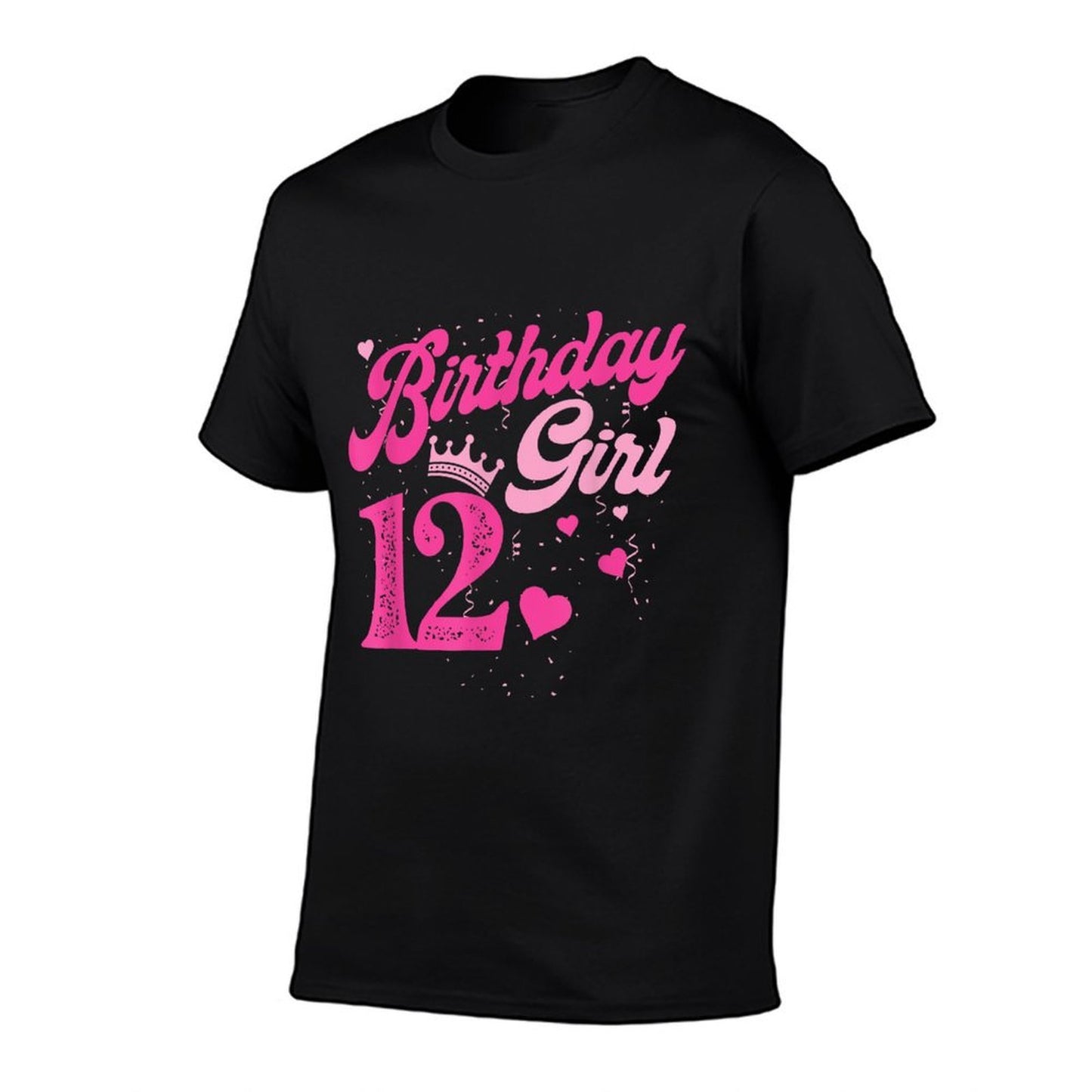 12th Birthday Girl Crown 12 Years Old Bday Moisture-wicking T-Shirt