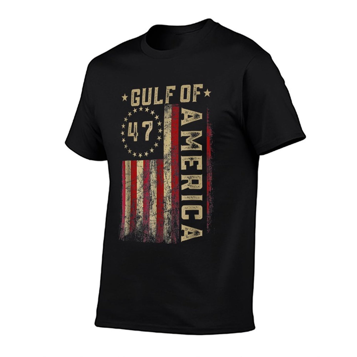 Gulf of USA America Funny USA Flag Patriotic Versatile T-Shirt