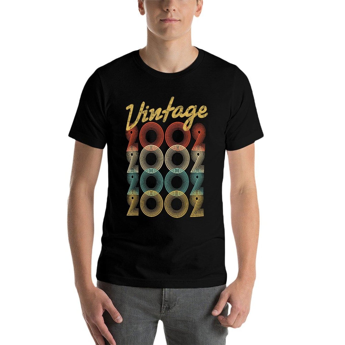 Vintage 2002 Retro Pop Born In 2002 22 Yrs Old 22nd Birthday Classic T-Shirt
