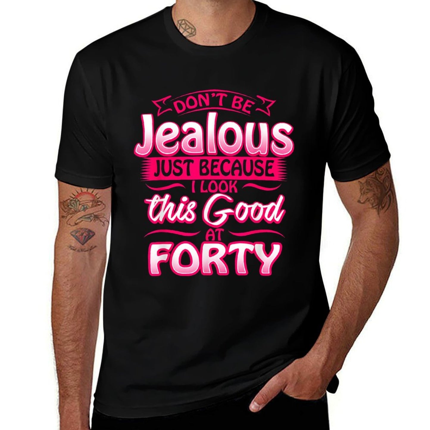40th Birthday Gift Women 1978 Funny Bday Party Style High-quality Stitching T-Shirt