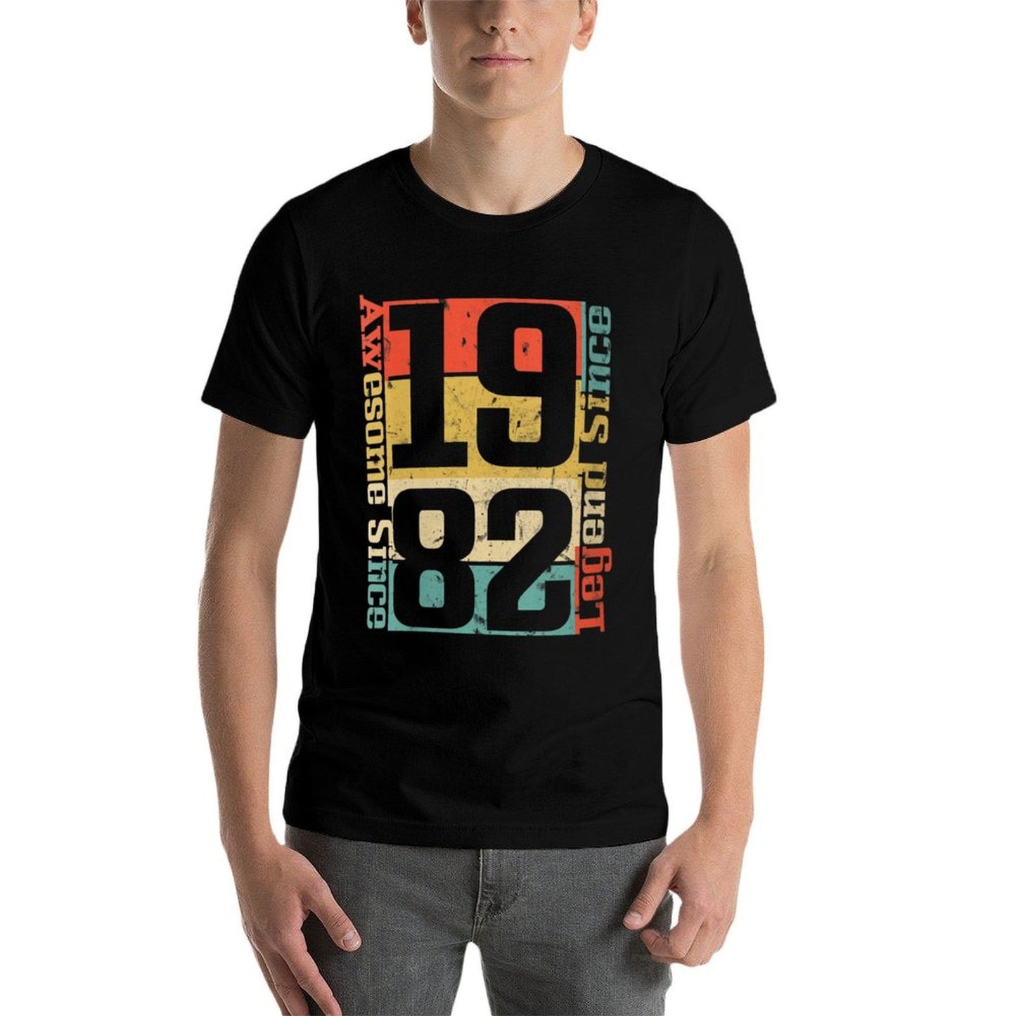 Womens 40th Birthday Gift Idea. Awesome Since 1982 Tagless Design T-Shirt