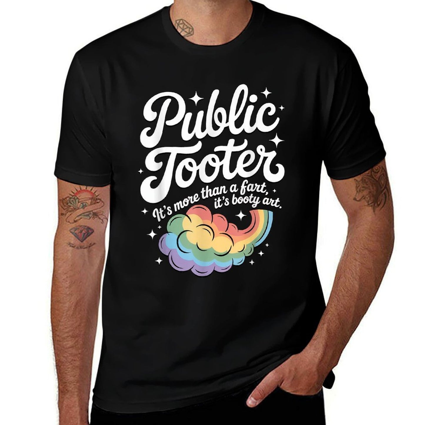 Public Tooter Embarrassing Funny Inappropriate Meme Breathable T-Shirt