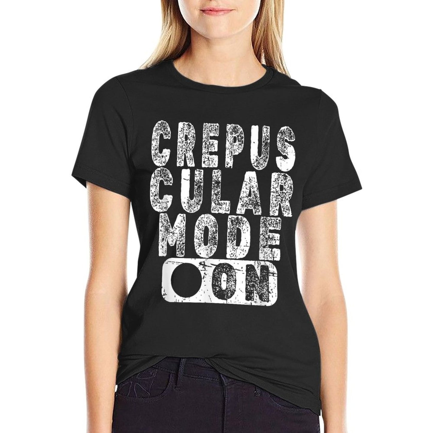 Crepuscular Mode On - Most Active At Evening Twilight Lover Stretchy T-Shirt