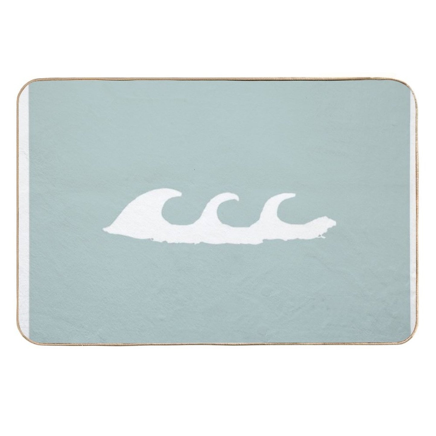 Waves Dirt-Trapping Bath Mat