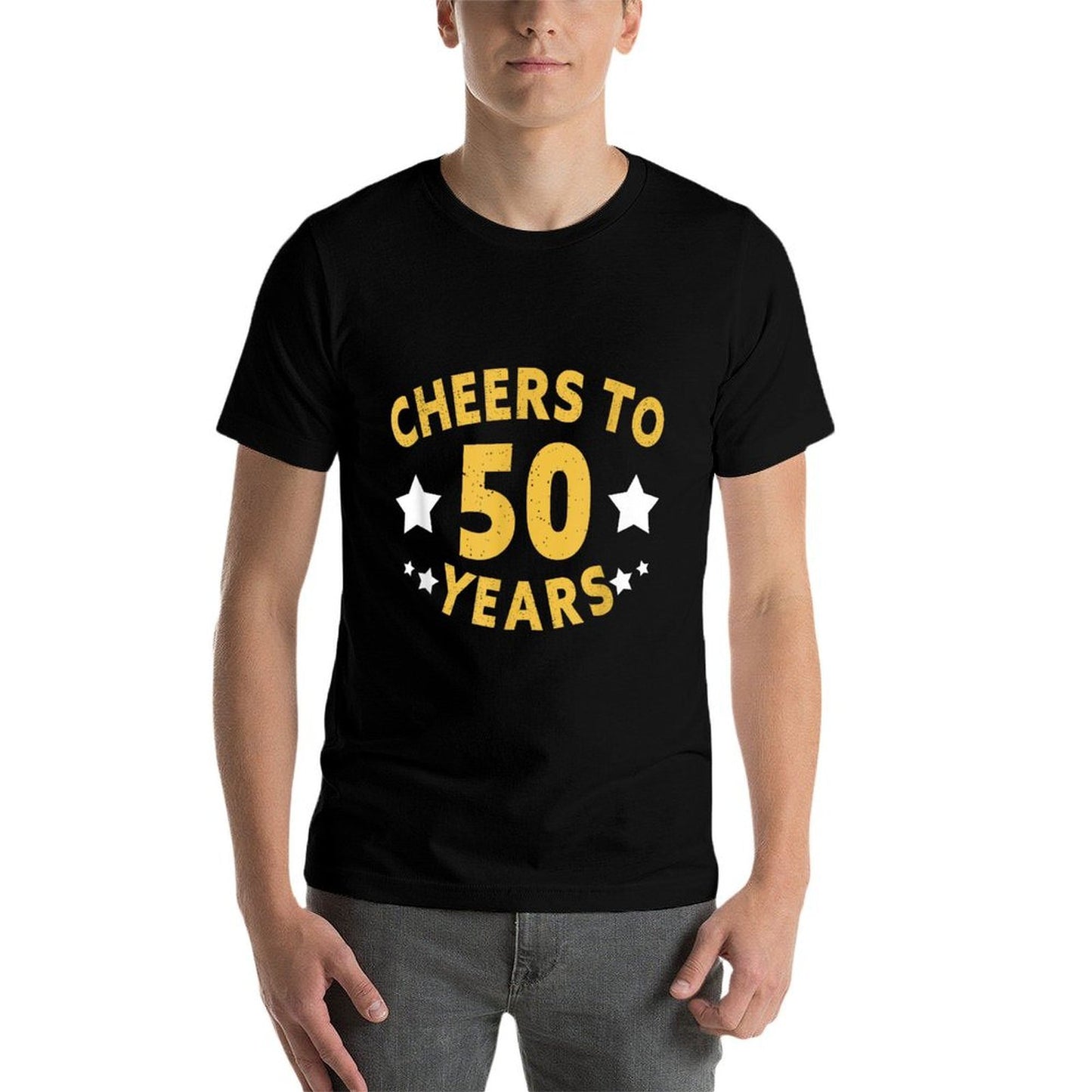 Cheers To 50 Years Funny 50th Birthday Wrinkle-resistant T-Shirt