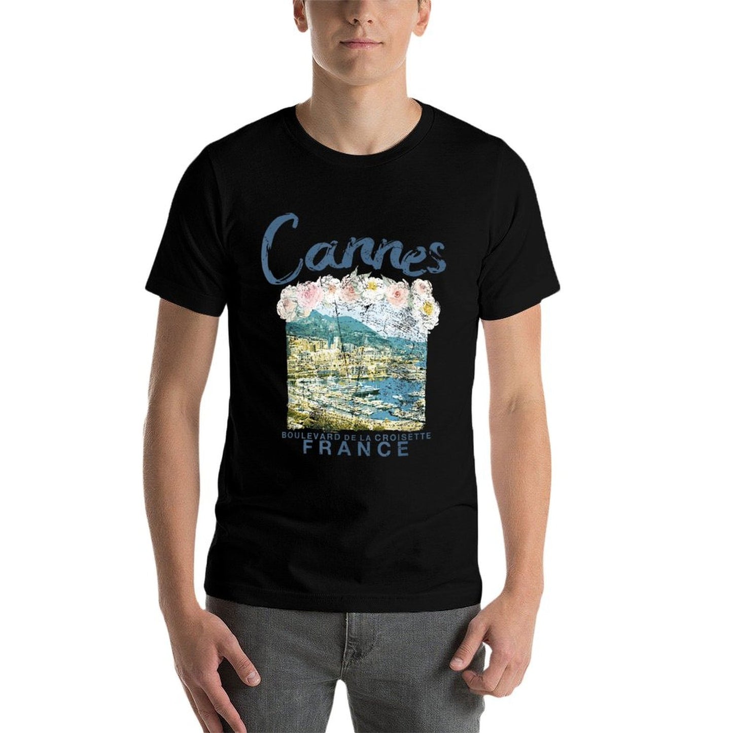 FRANCE Cannes French Riviera Vintage Travel T Affordable Price T-Shirt