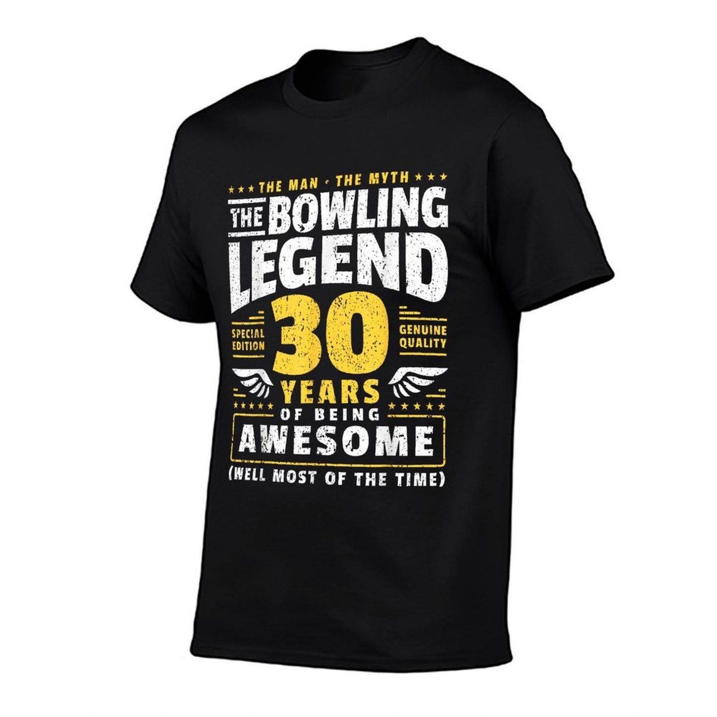 30th Birthday Bowling 30 Years Old Bowler Slim-fit Cut T-Shirt