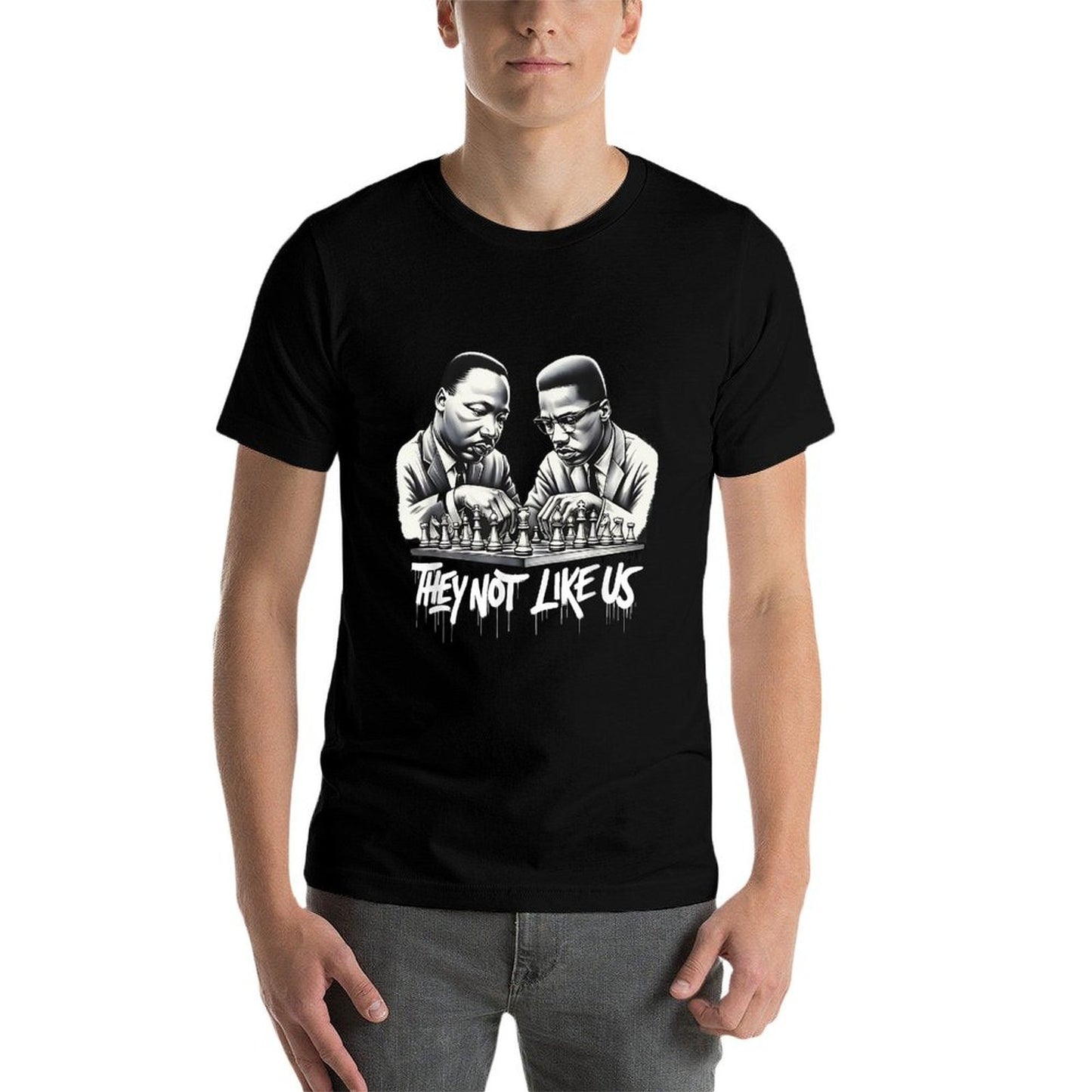 Vintage They Not Like Us Happy Black History Month Men Women Breathable T-Shirt