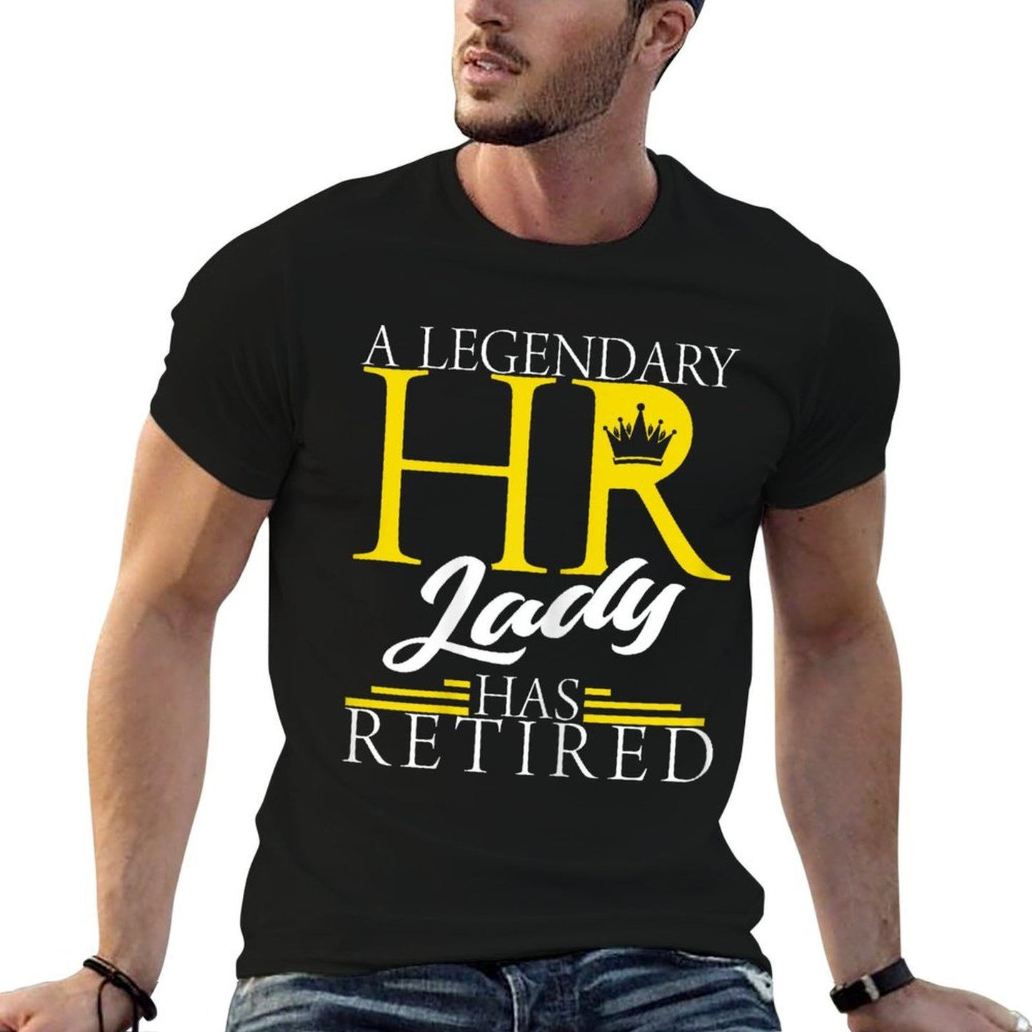 Retired HR Lady Funny Human Resources Retirement Gift Affordable Price T-Shirt
