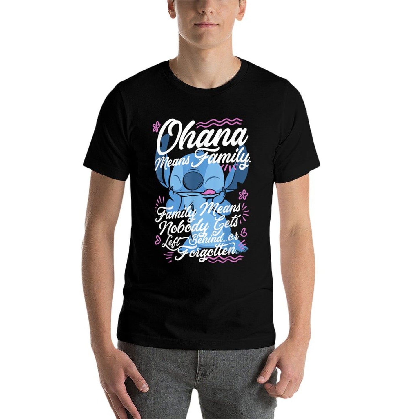 Lilo & Stitch Stitch Day Ohana Means Family Moisture-wicking T-Shirt