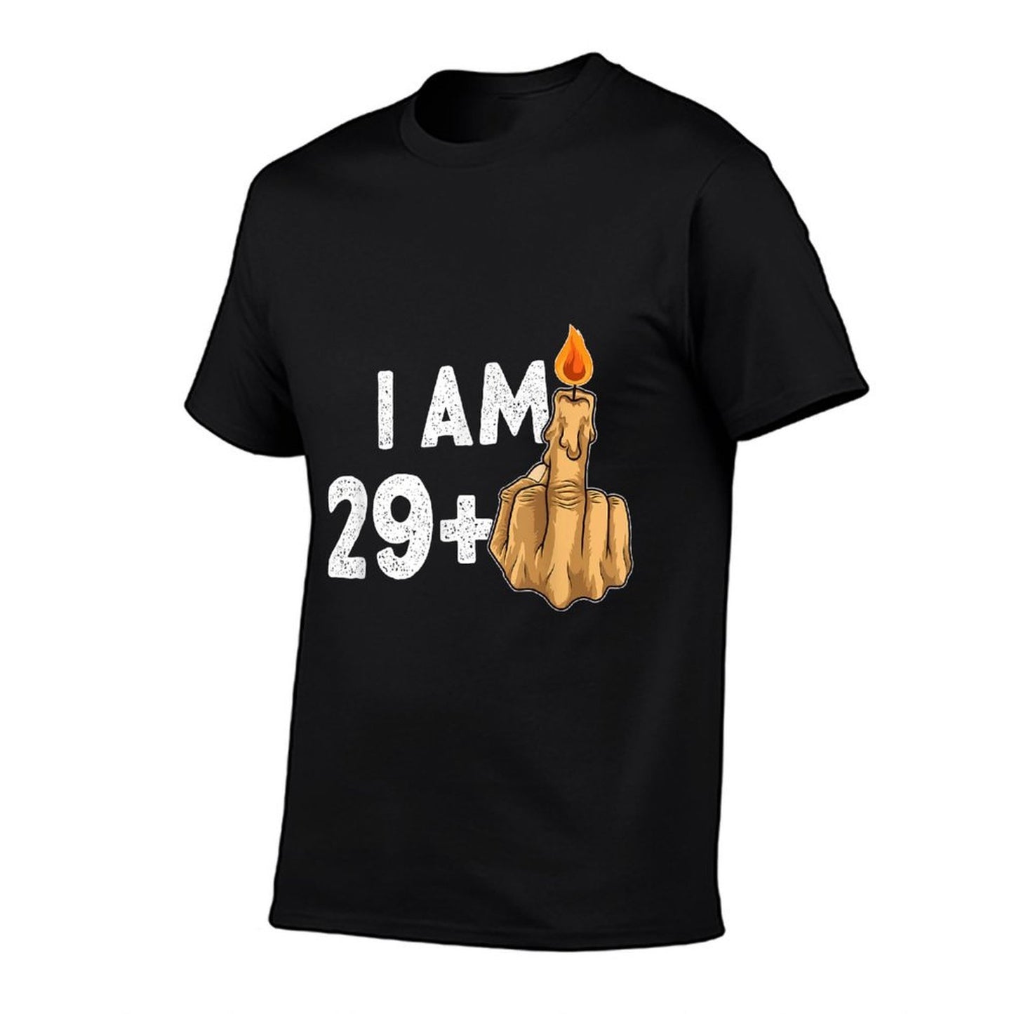 29 Plus One Middle Finger - 30th Birthday For Him Polyester Blend T-Shirt