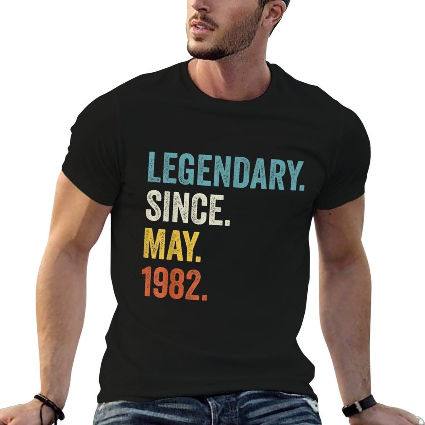Legendary Since May 1982 40th Birthday Slim-fit Cut T-Shirt