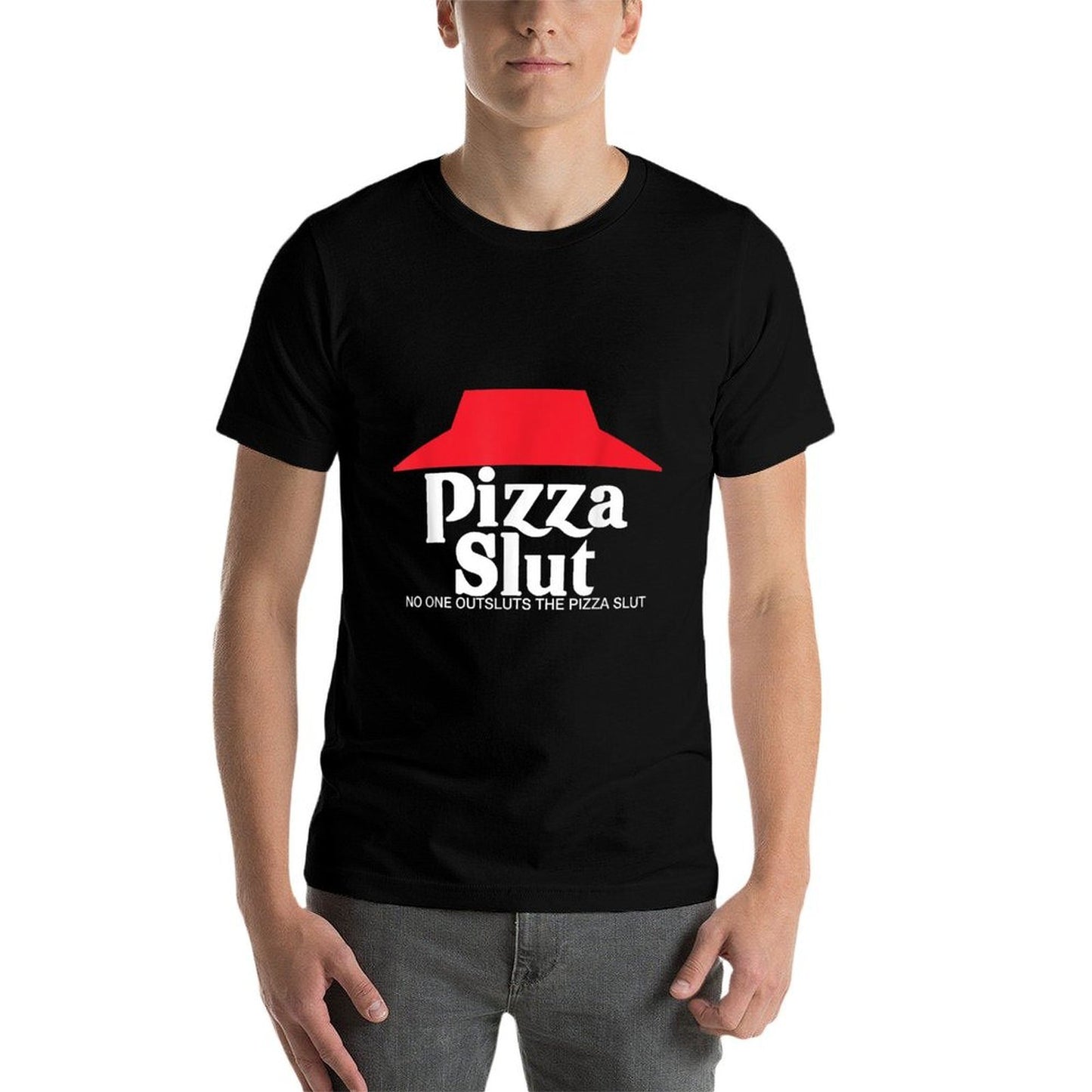 Pizza Slut - No One Outpizzas The Slut - Funny Pizza Breathable T-Shirt