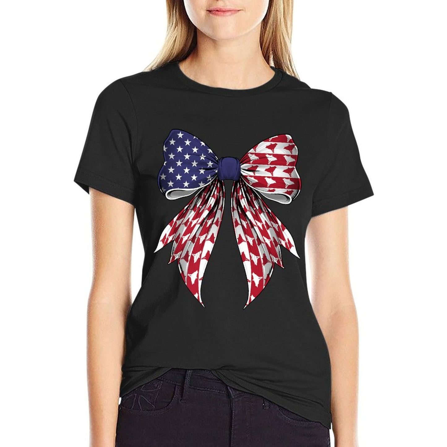 Wingsuit Flying Wingsuit Flyer 4th of July USA American Premium Tagless Design T-Shirt