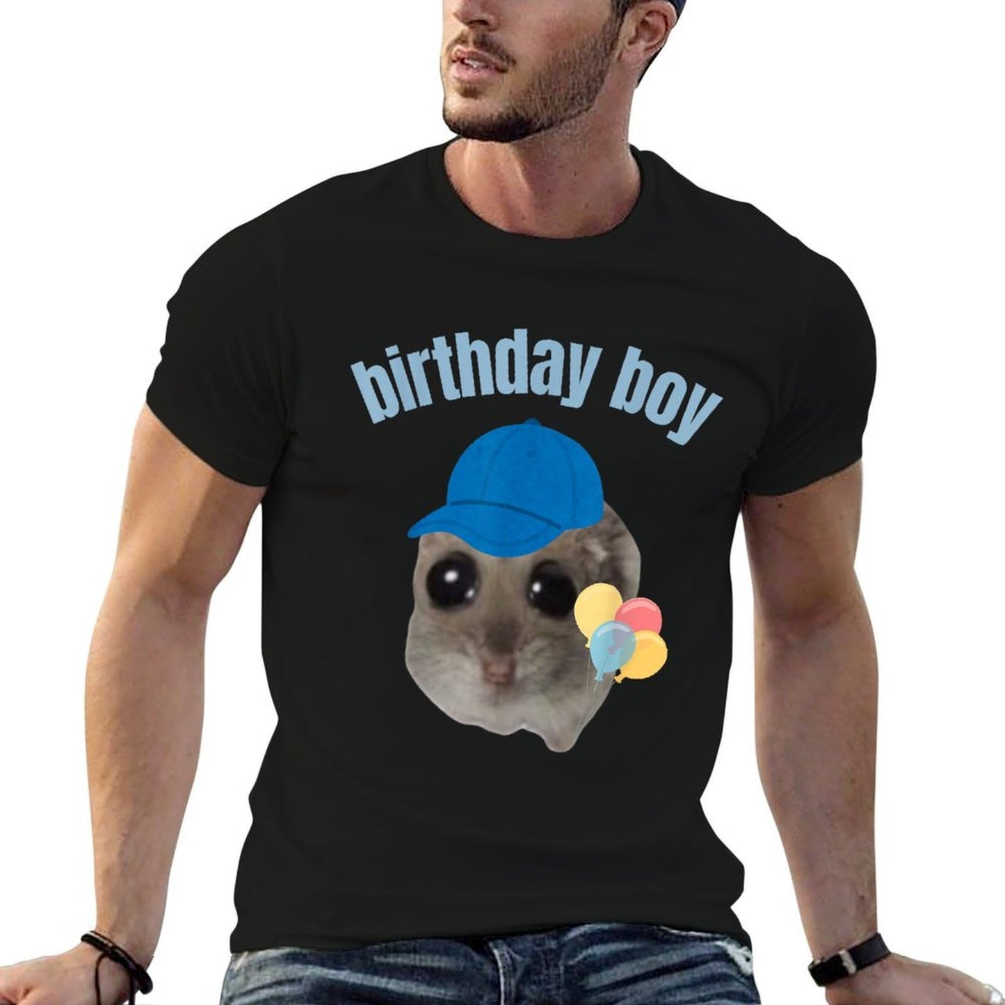 Sad Hamster Meme - Birthday Boy Versatile T-Shirt