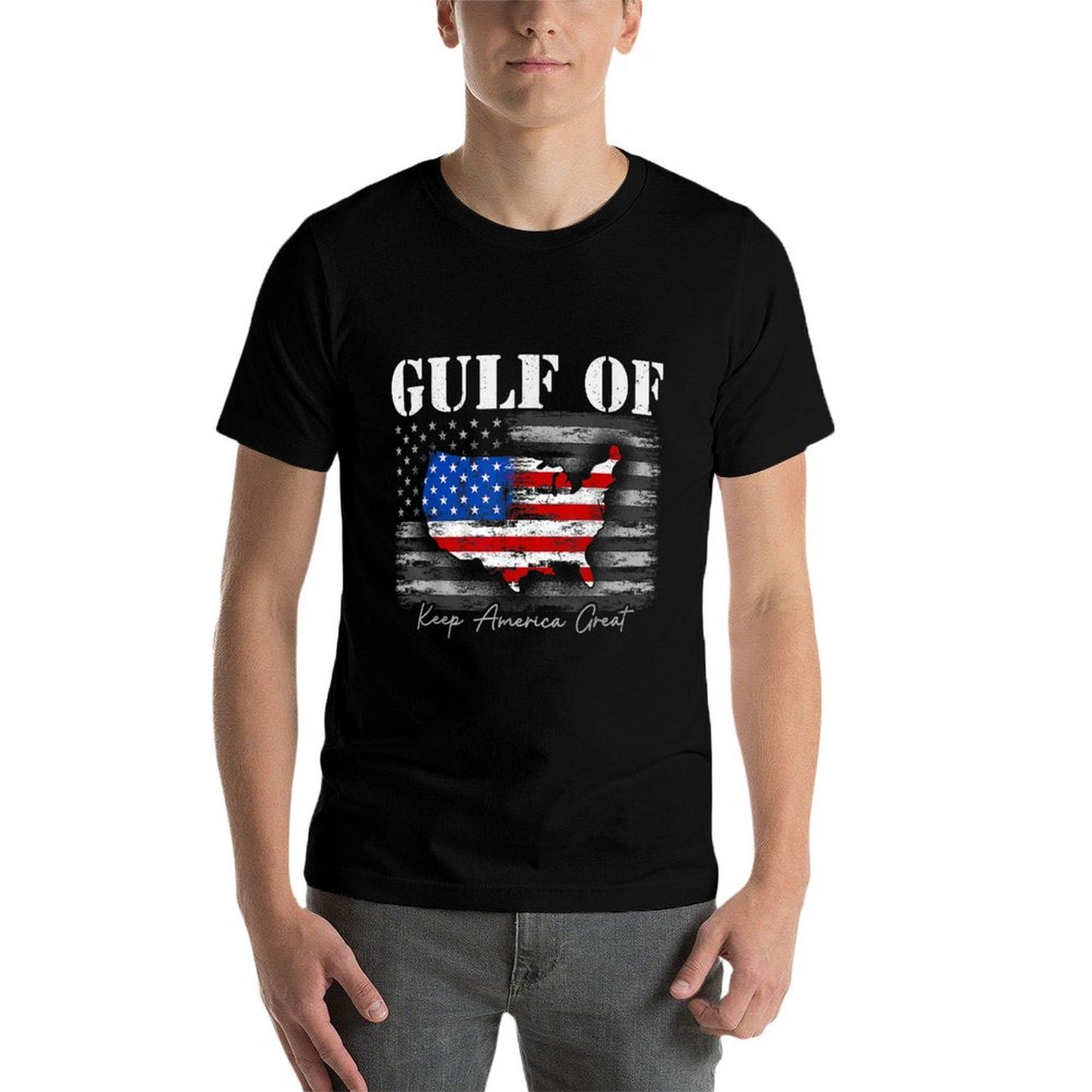 Gulf of United States of America Summer-ready Fabric T-Shirt