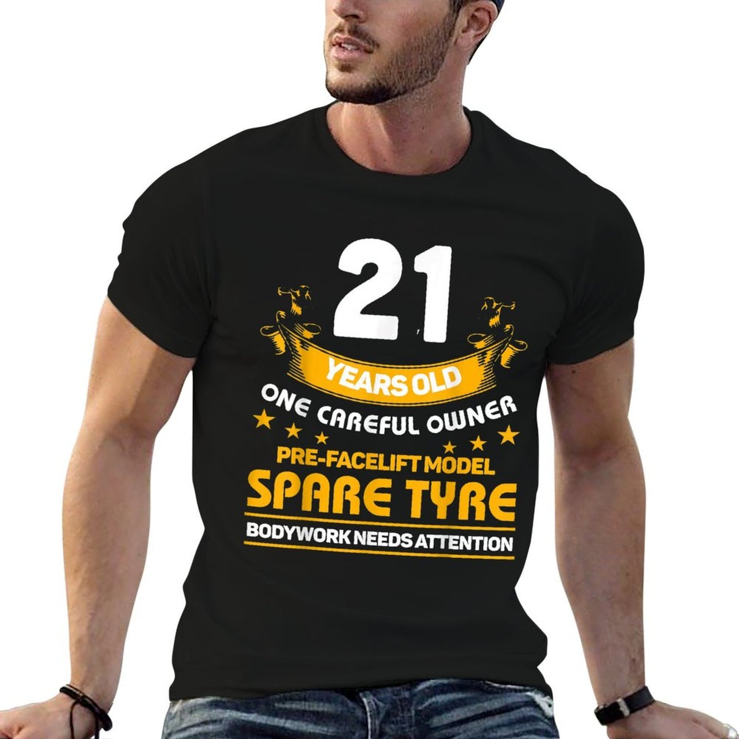 21 Years Old One Careful Owner 21st Birthday Gifts Relaxed-fit T-Shirt