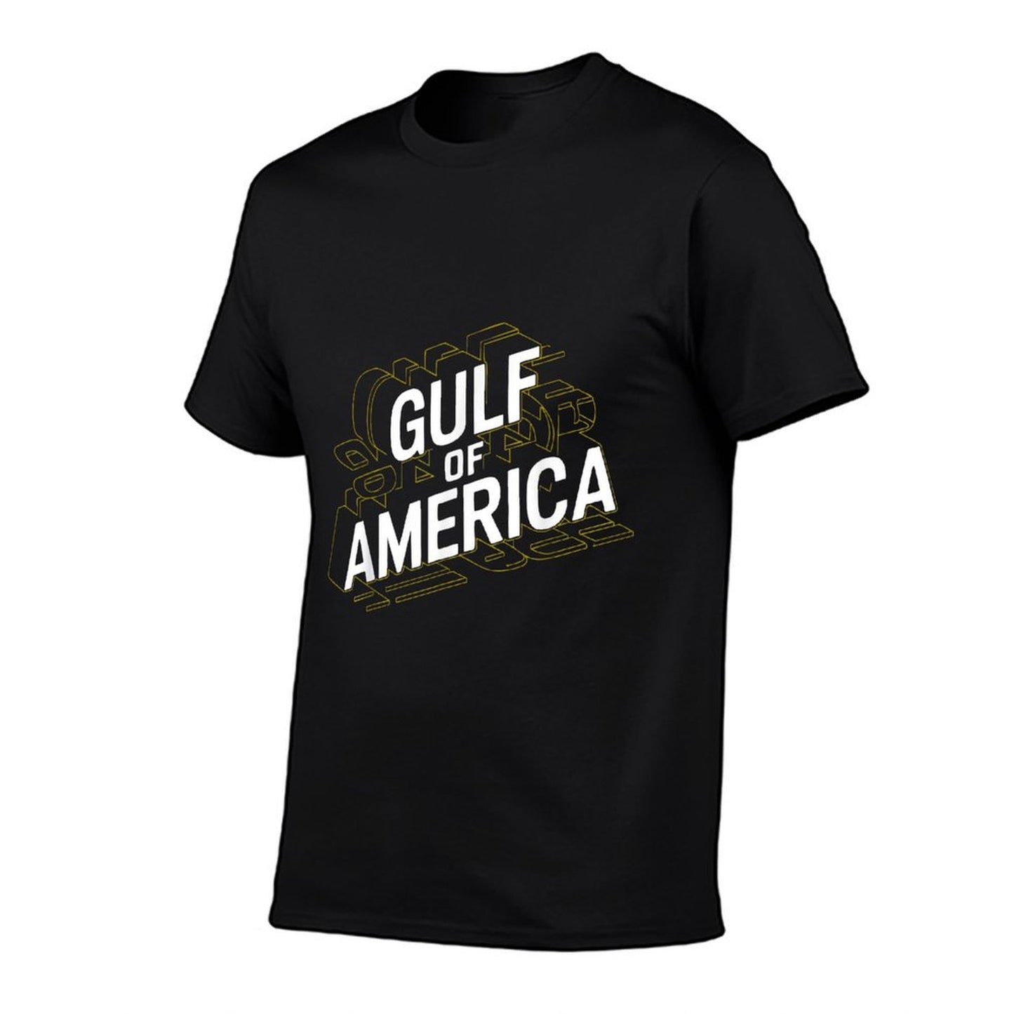 Retro Gulf Of USA America Est 2025 American Gulf Rolled Sleeves T-Shirt