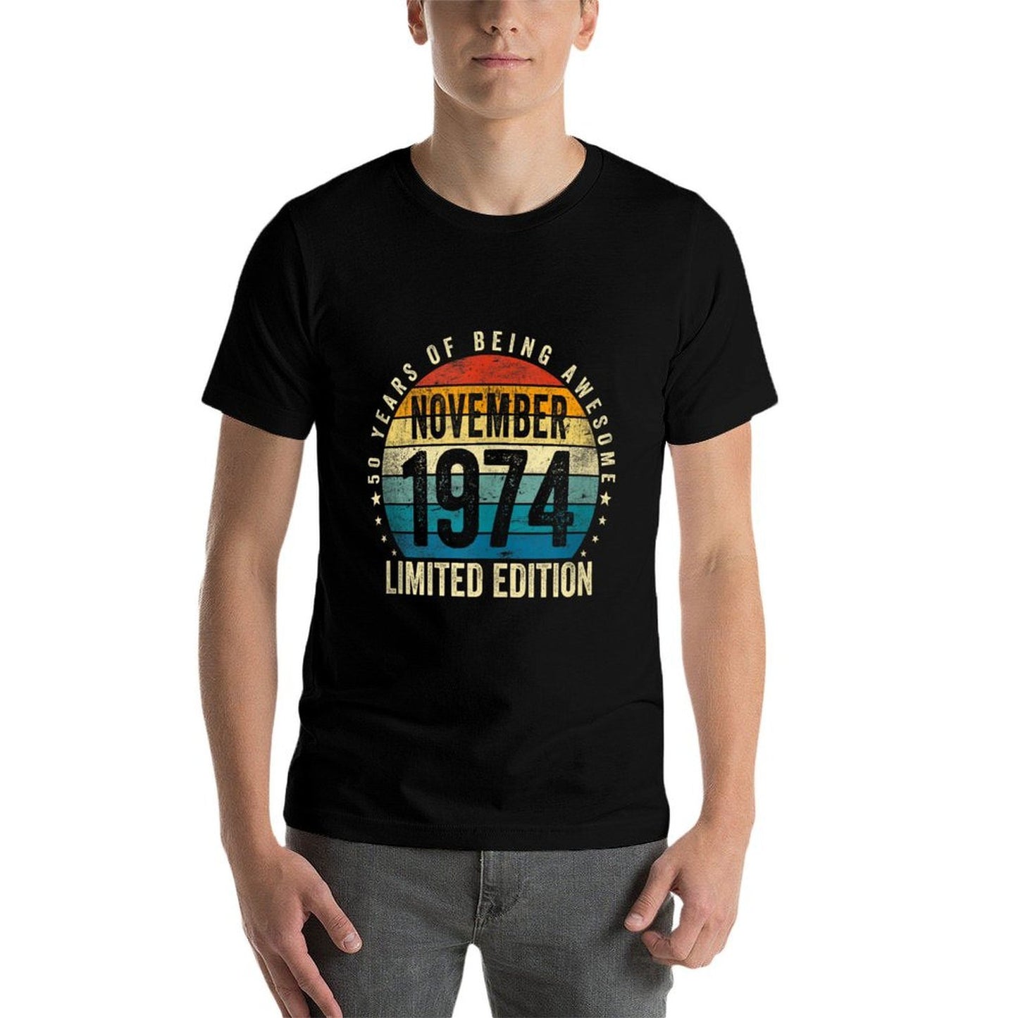50 Years Old Gifts Vintage November 1974 50th Birthday Party Soft T-Shirt