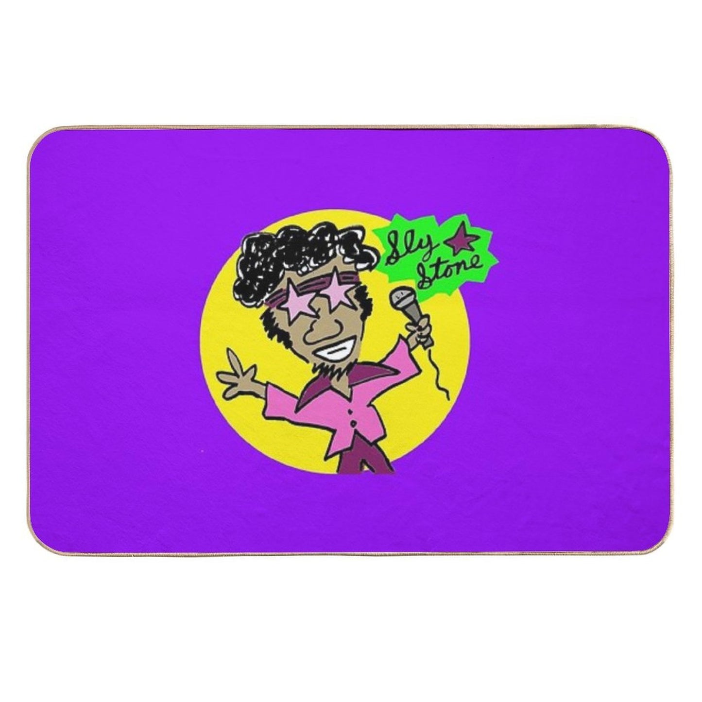 Sly Stone Rapid-Drying Bath Mat
