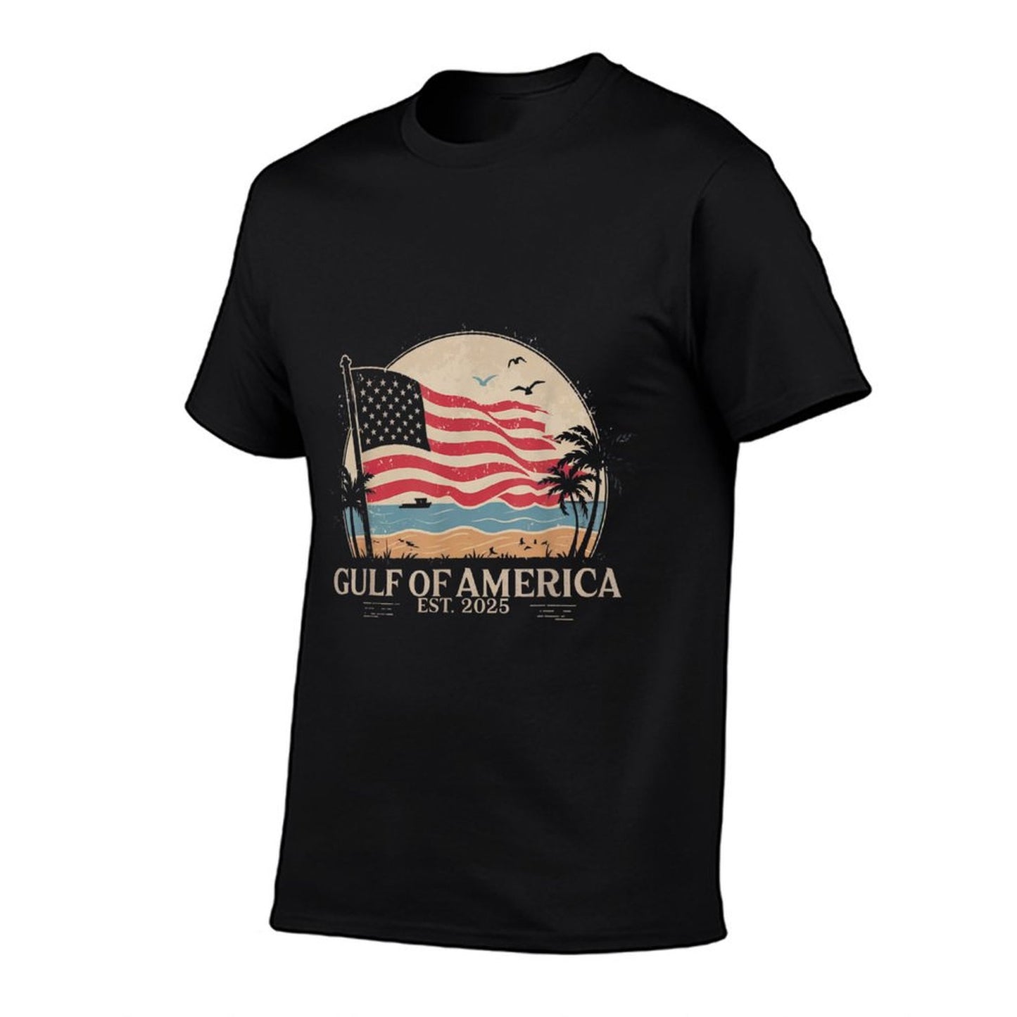 Vintage Gulf Of USA America Gulf of Mexico Or America Affordable Price T-Shirt