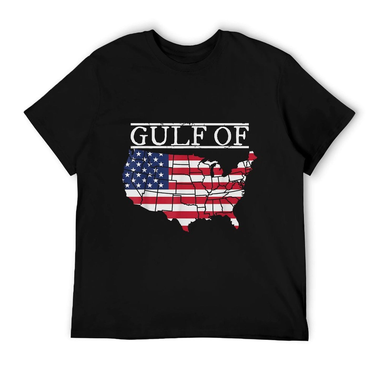 Gulf of USA America Funny USA Flag Vintage-inspired T-Shirt