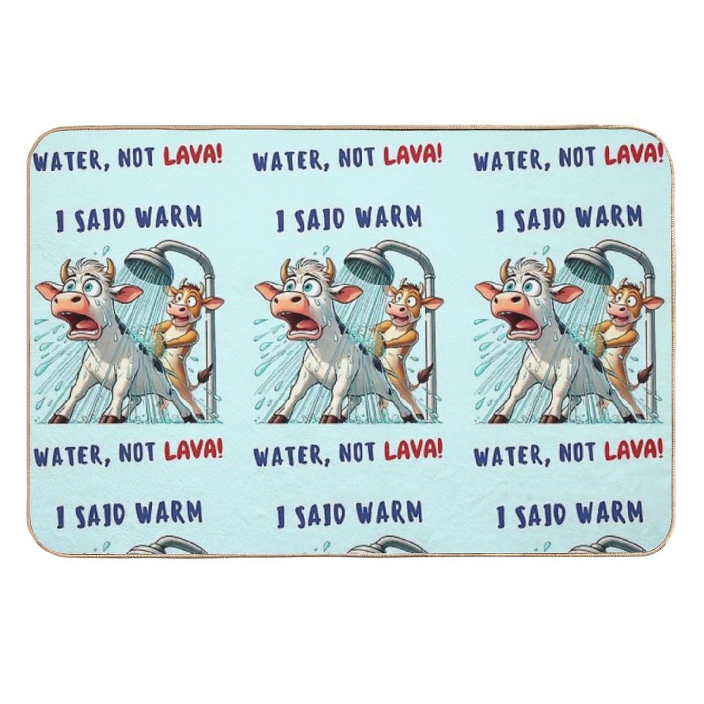 Hot Shower Disaster! Odorless Bath Mat