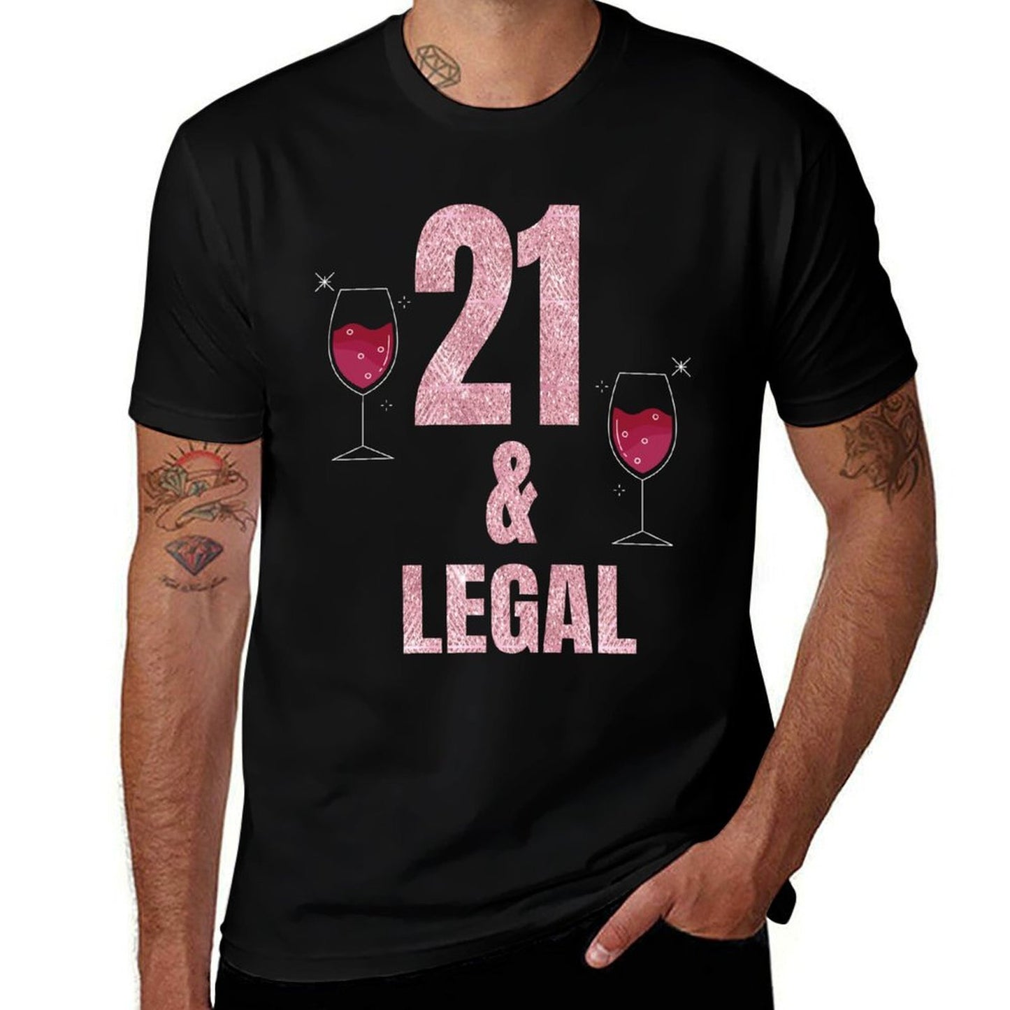 21st Birthday Gifts for Women Glam 21st Birthday T Stretchy T-Shirt