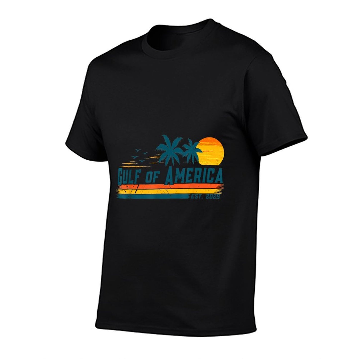 Vintage Gulf Of Us America Retro Sunset Gulf Of Us America Moisture-wicking T-Shirt