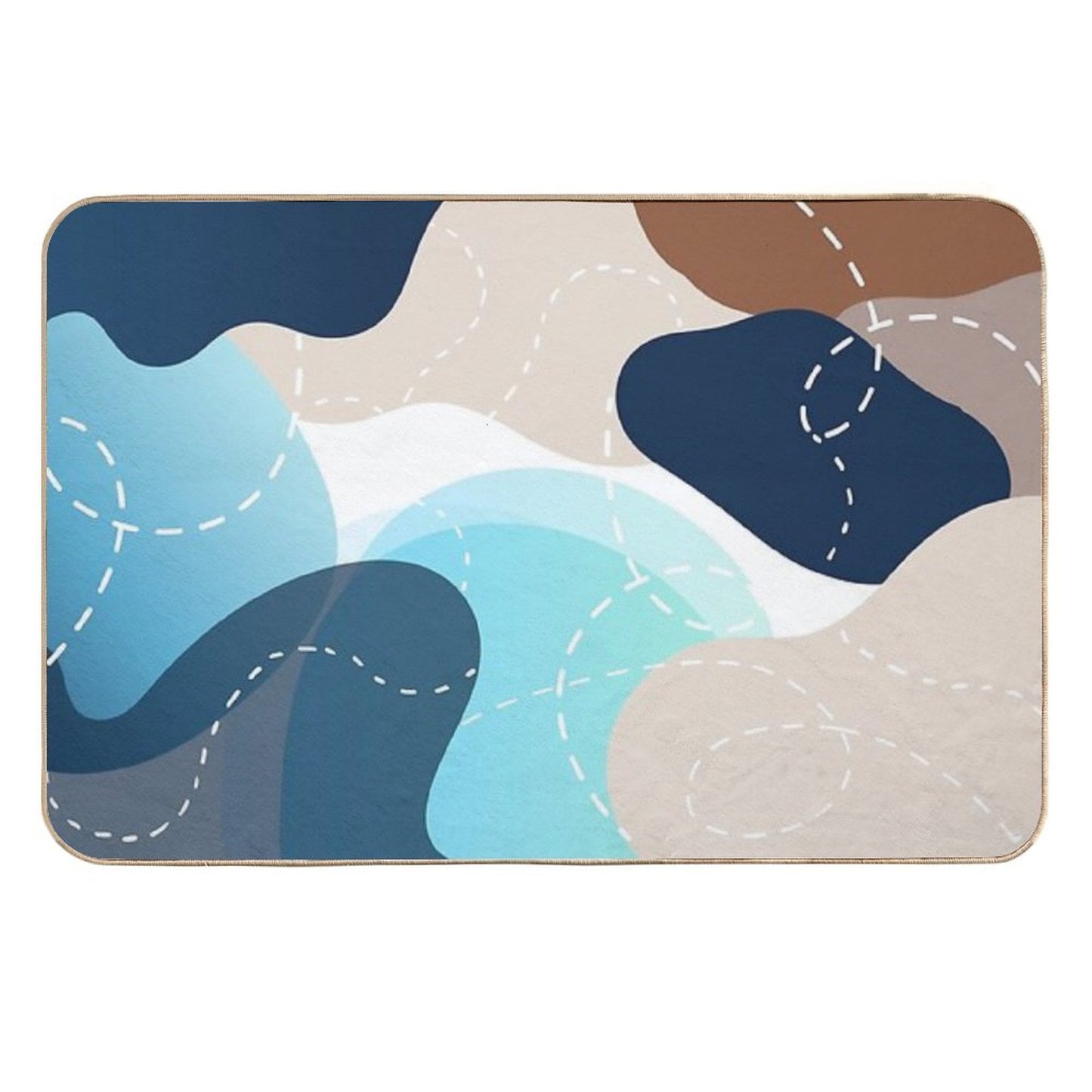 The Color of The Stones 2 Stain-Proof Bath Mat