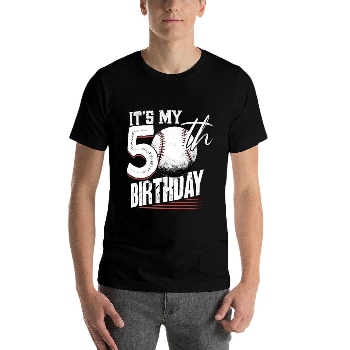 50 Years Old Vintage Baseball 50th Birthday Premium Vintage-inspired T-Shirt