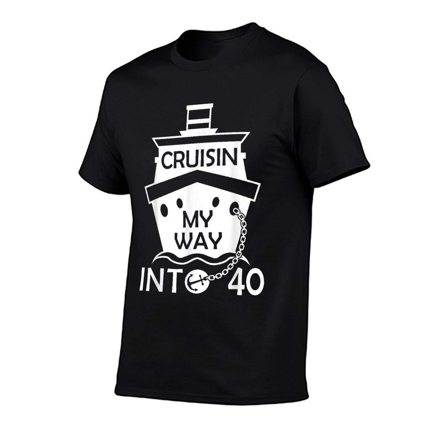40th Birthday T Cruisin My Way Into 40 Funny Birthday Odor-resistant T-Shirt