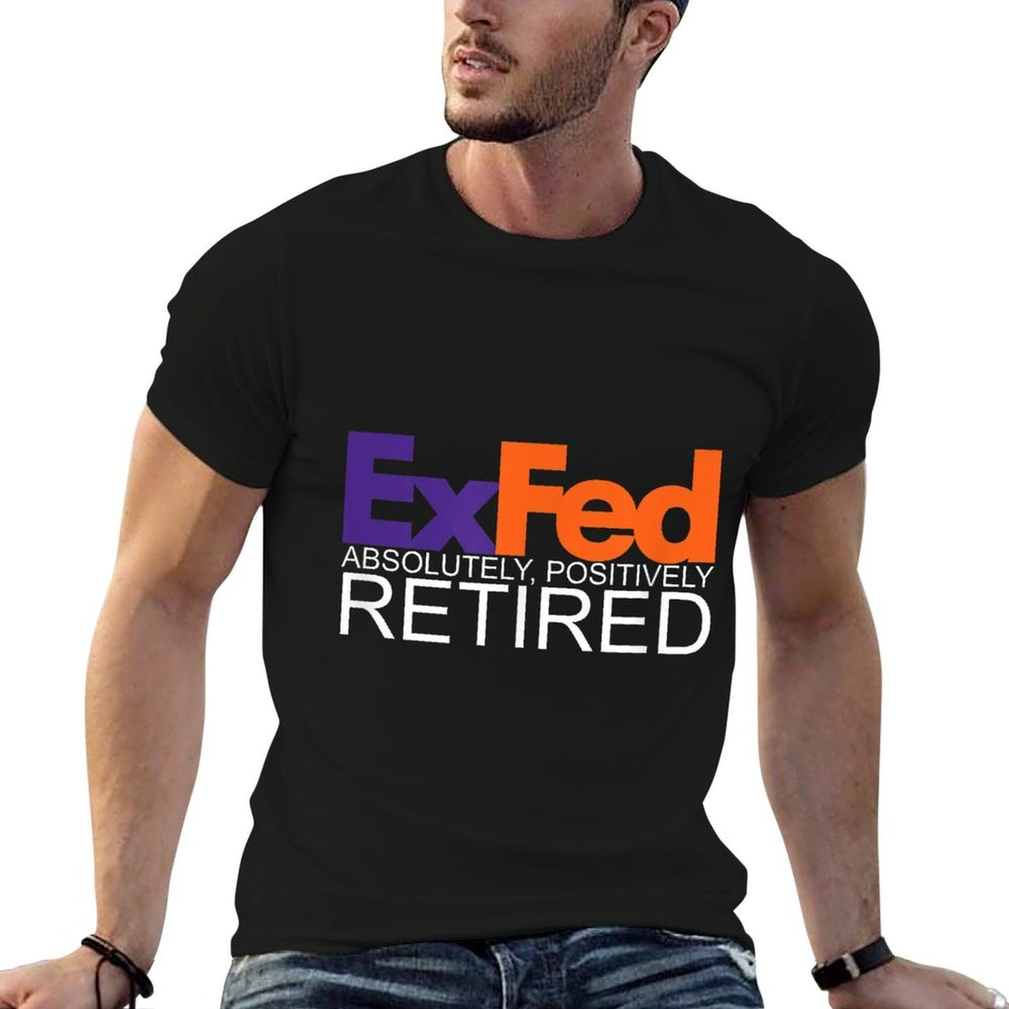 Funny Co-Worker Gift Federal EX FED Happy Retirement Party Vintage-inspired T-Shirt