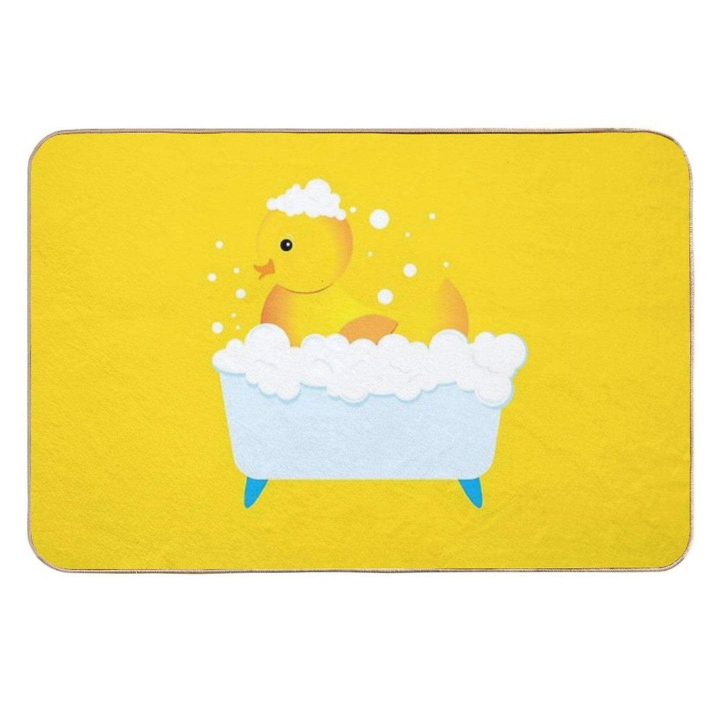 Yellow Duck Take A Bath Repositionable Bath Mat