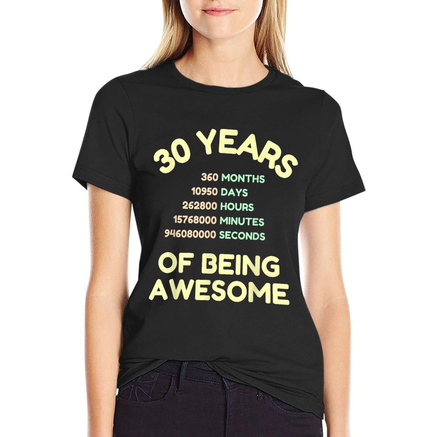 Funny Awesome 30th Birthday Affordable Price T-Shirt