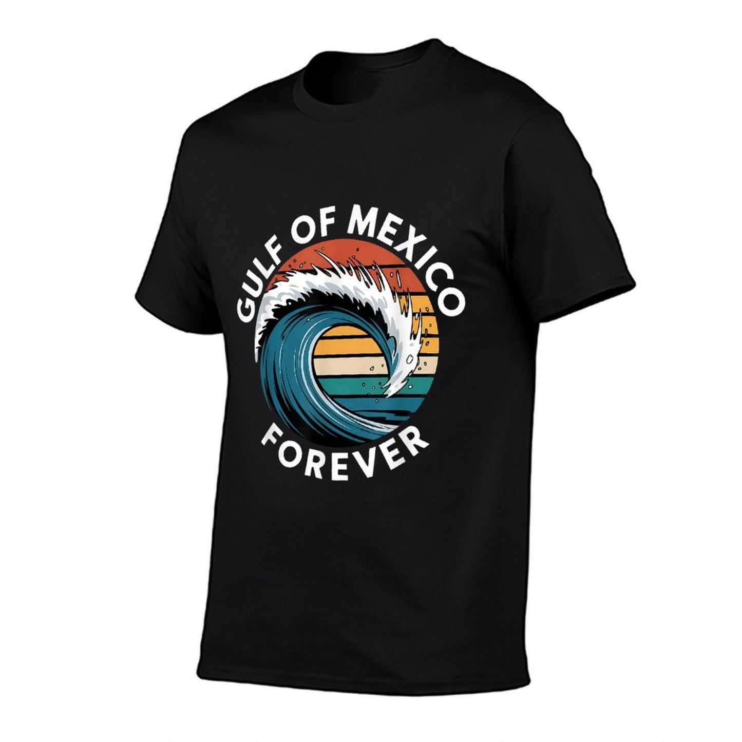 Womens Gulf Of Mexico Beach Palms Summer Vacation Relaxed-fit T-Shirt