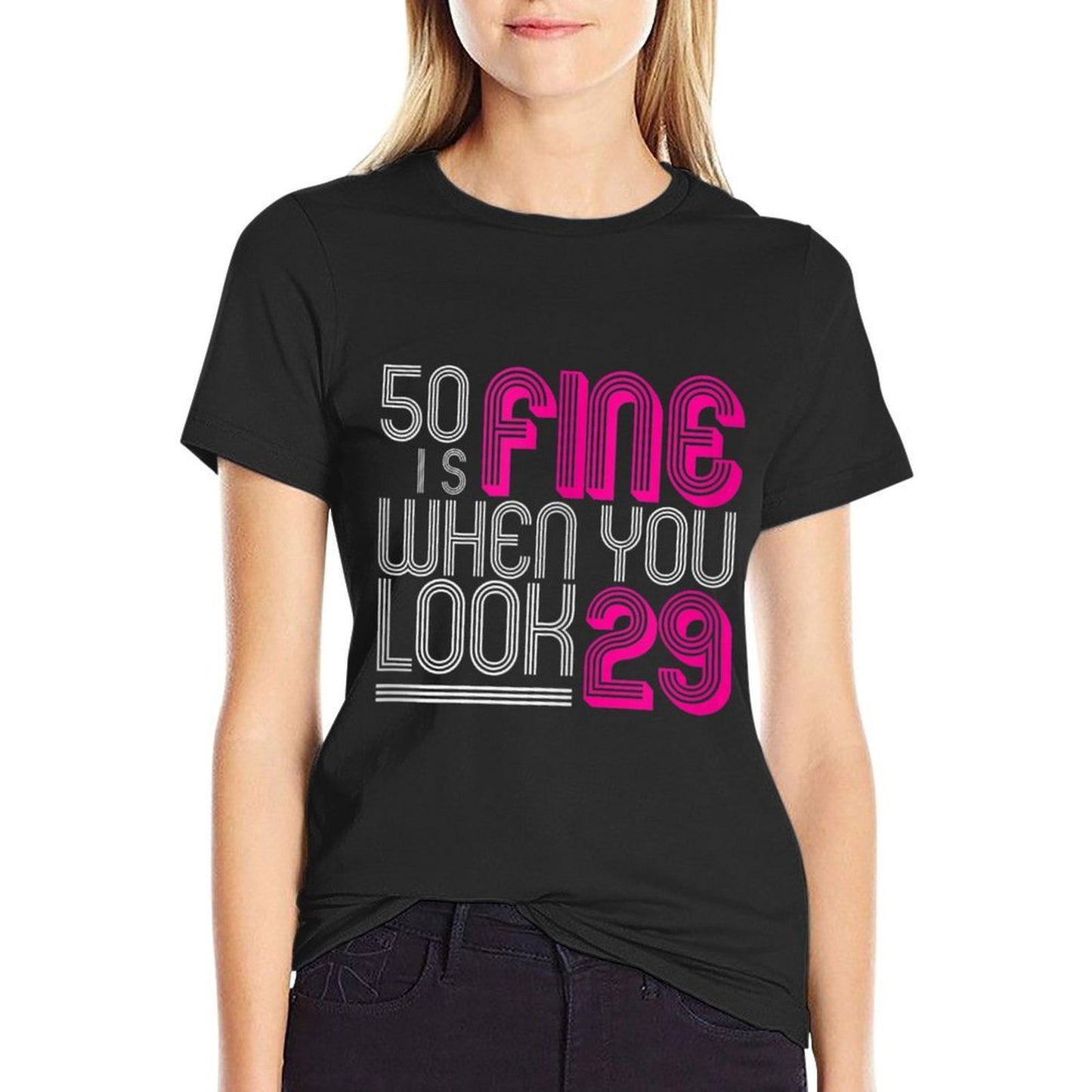 50th Birthday Gifts for Her Women Age 50 Year Old Mom 1972 Graphic-printed T-Shirt