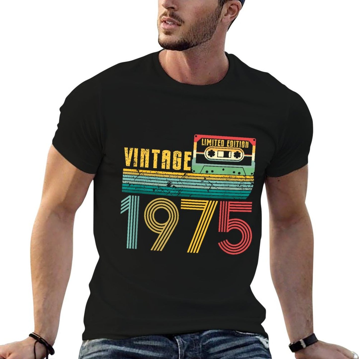 50 Year Old Gifts Vintage 1975 50th Birthday Vintage-inspired T-Shirt