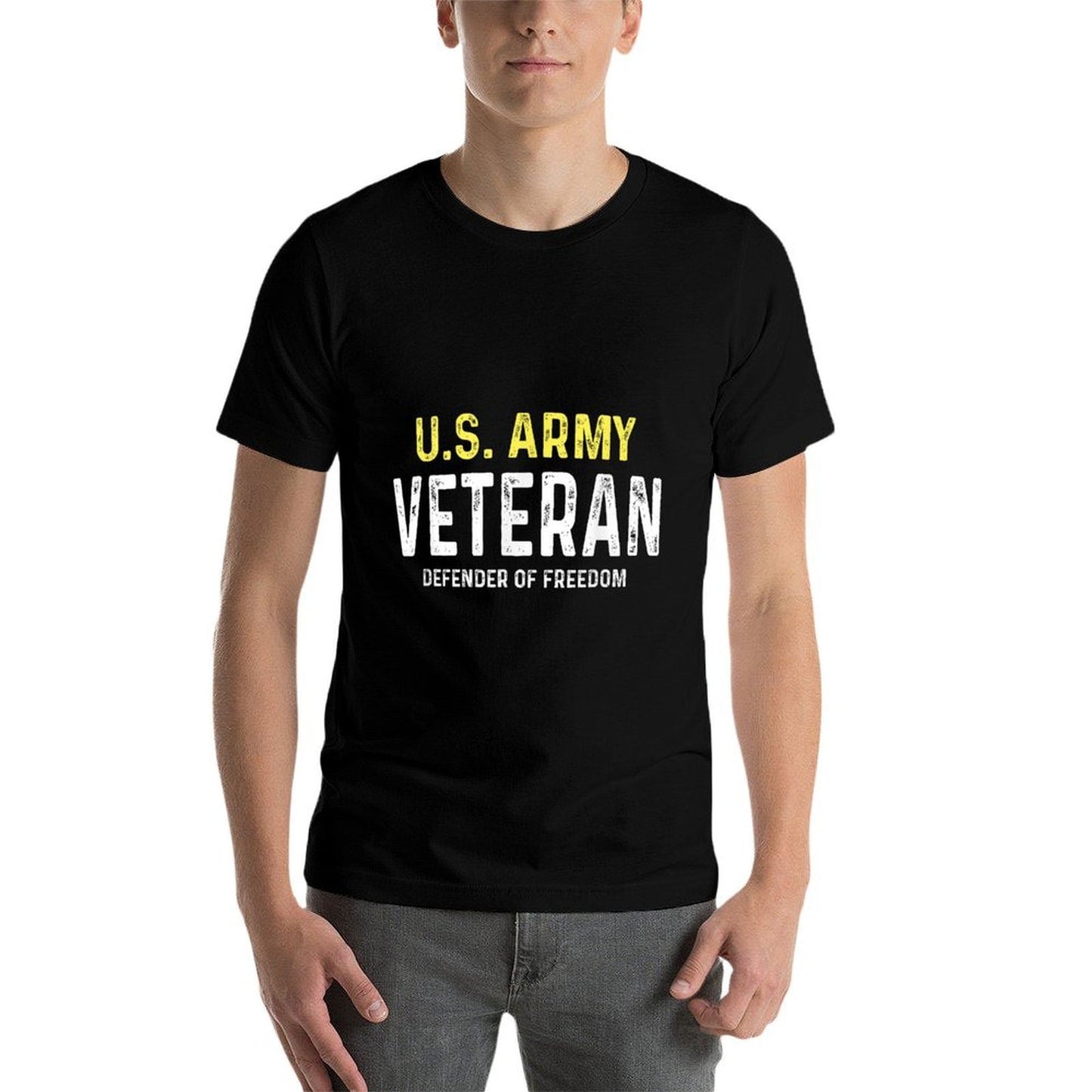 US Army Veteran Defender Of Freedom Moisture-wicking T-Shirt