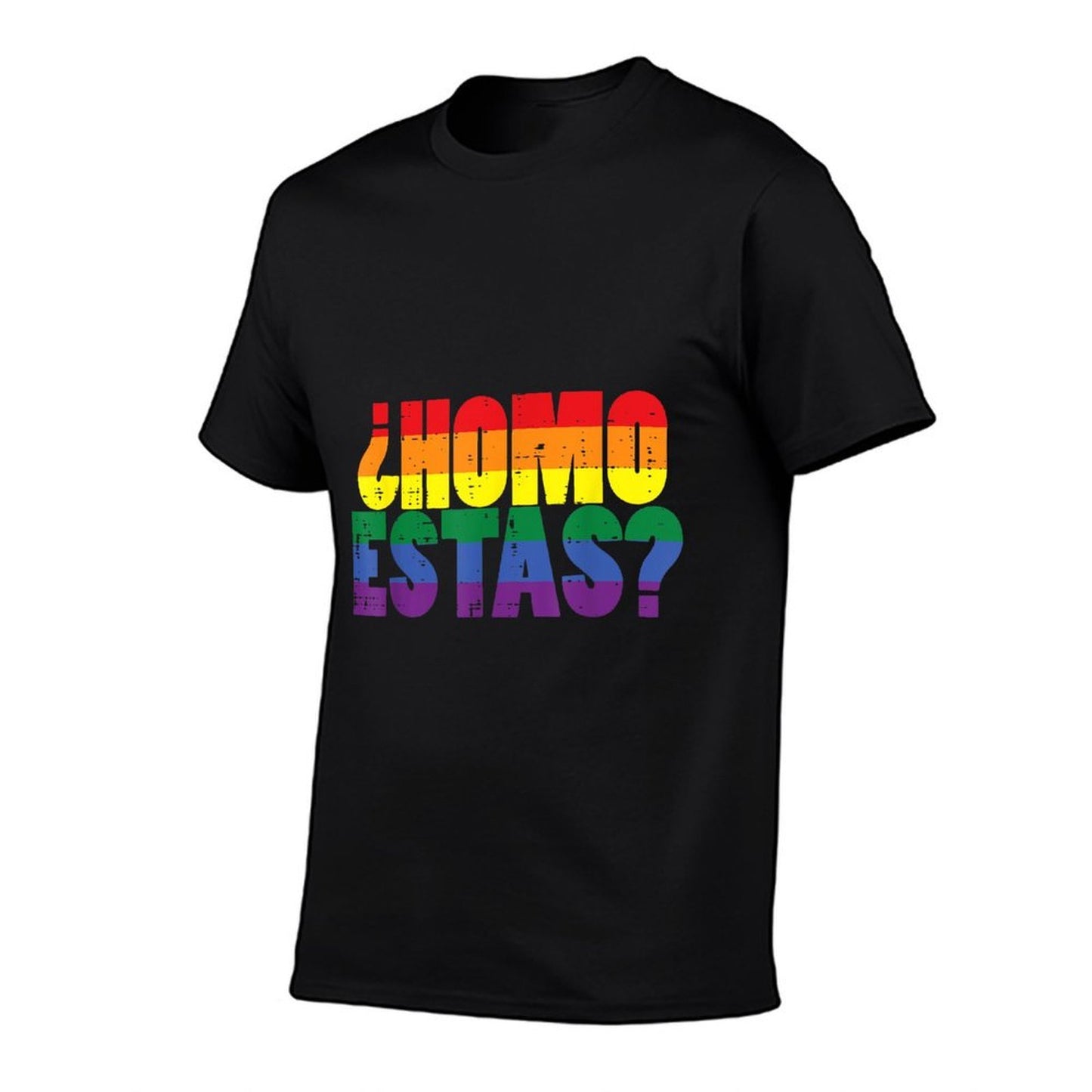 Homo Estas Spanish Mexican Funny Gay Pride Ally LGBTQ Month Soft T-Shirt